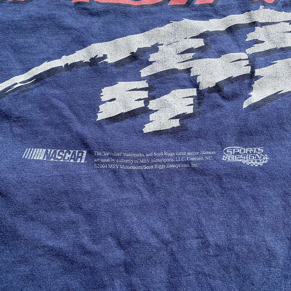 NASCAR NASCAR 2004 SCOTT RIGGS CHEVROLET FADED T SHIRT Size US XL / EU 56 / 4 - 5 Thumbnail
