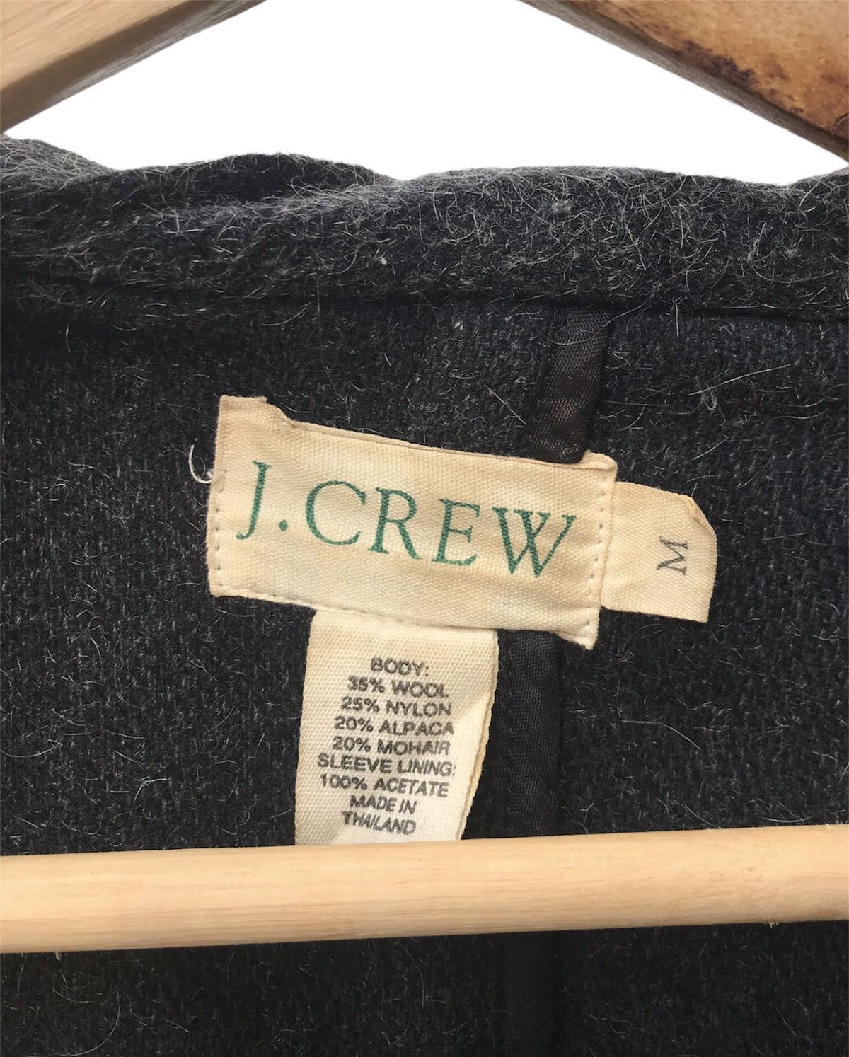 J.Crew Vintage J.Crew Alpaca Mohair Hoodie Coat Size US M / EU 48-50 / 2 - 14 Thumbnail
