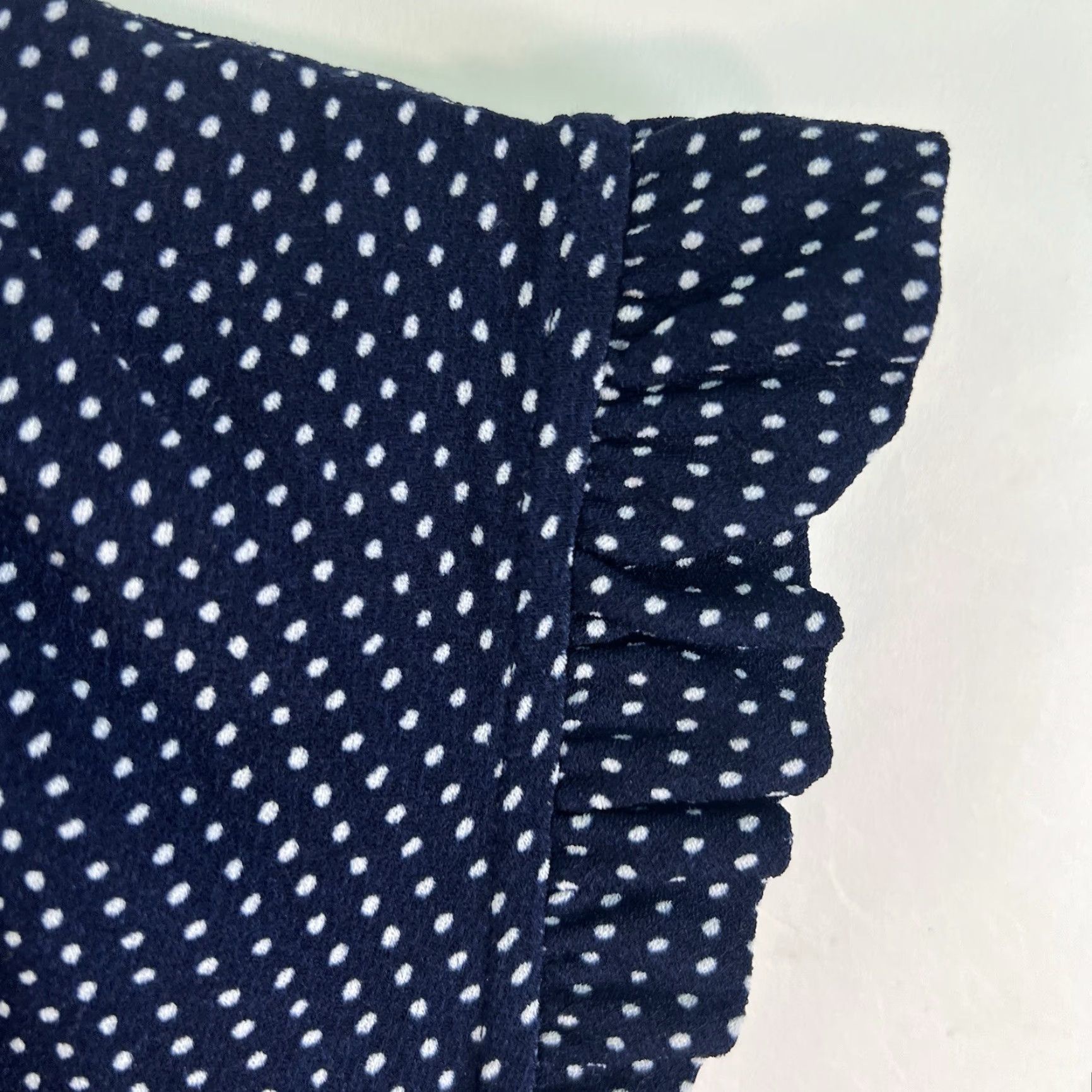 Vintage Adriana Papell Blouse Sleeveless Polka Dot Top Womens 1X Blue Size XL / US 12-14 / IT 48-50 - 2 Thumbnail