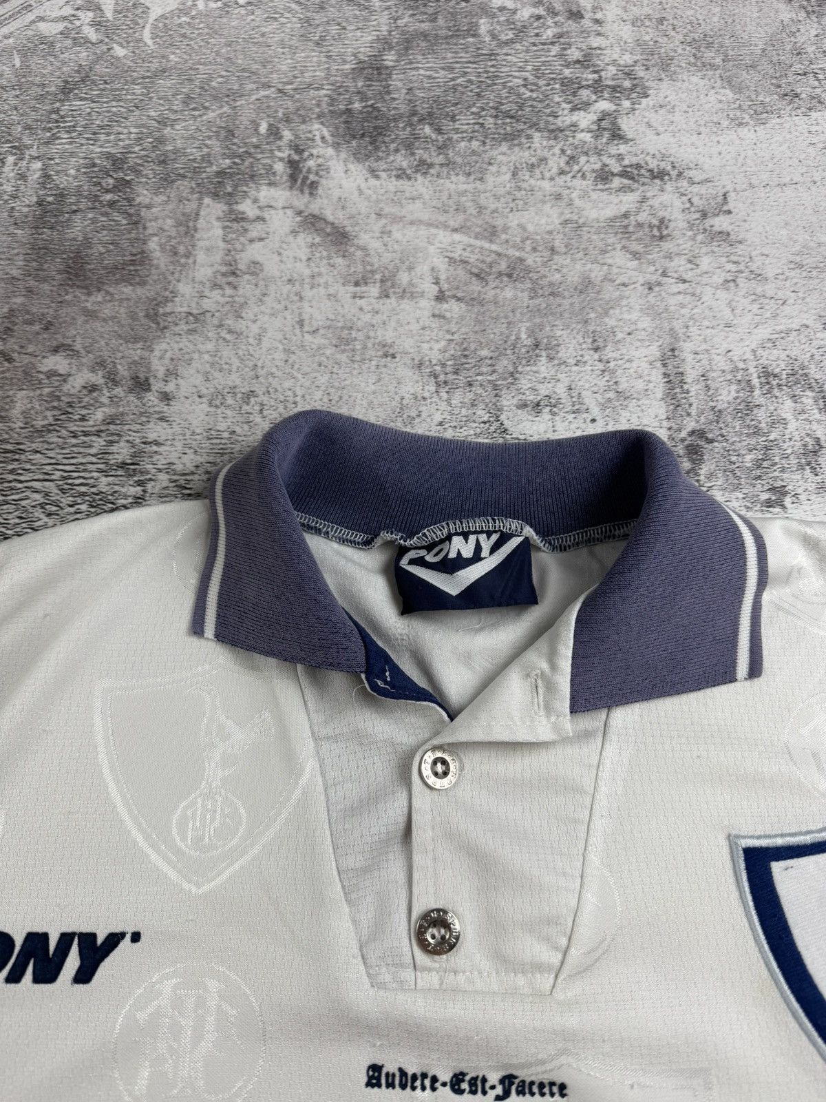 PONY TOTTENHAM HOTSPUR 1995/1997 Football Shirt Jersey Kit Size US L / EU 52-54 / 3 - 12 Thumbnail