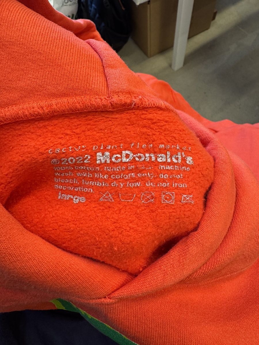 Cactus Plant Flea Market CPFM X MCDONALDS HOODIE Size US L / EU 52-54 / 3 - 2 Thumbnail