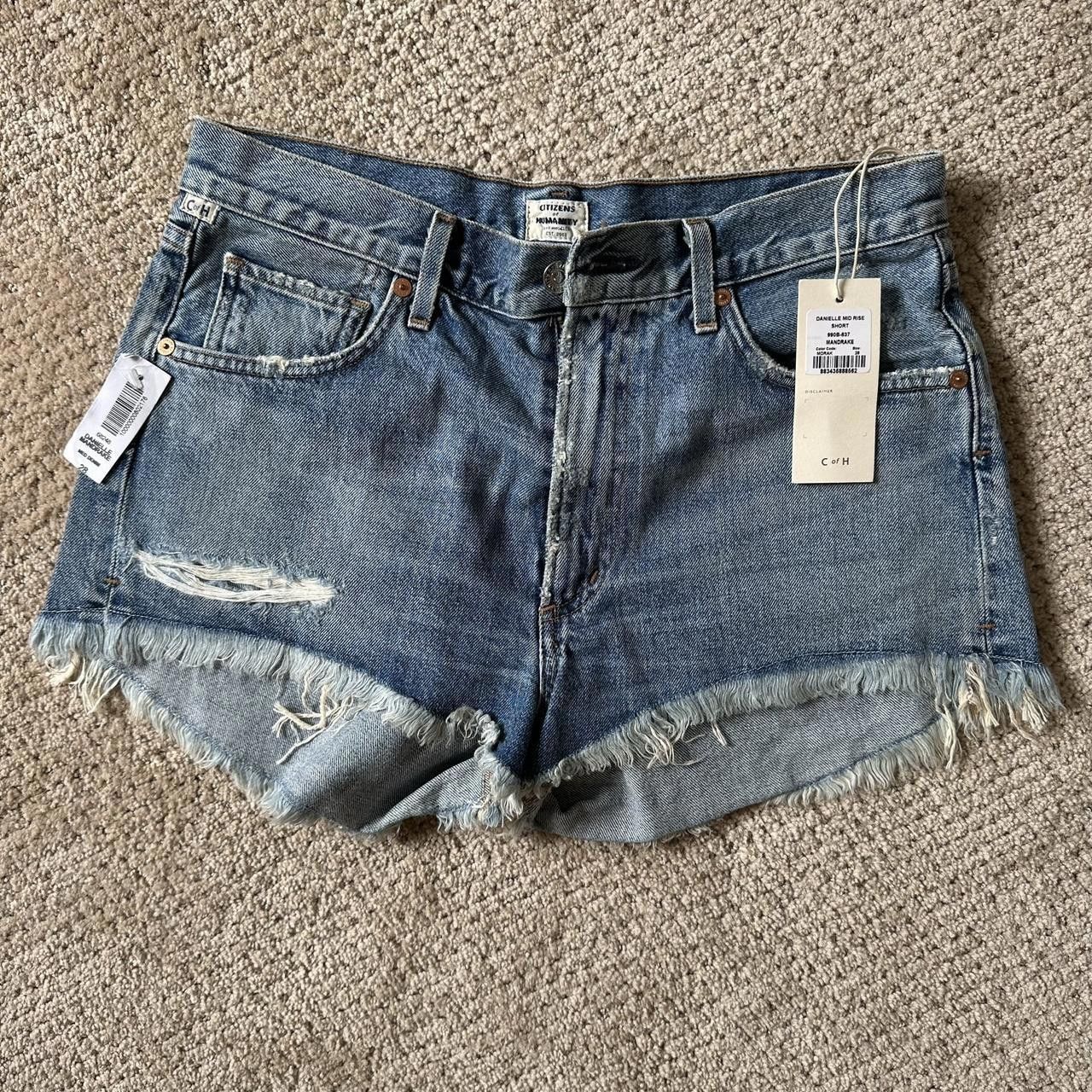 Citizens Of Humanity Citizens of Humanity Danielle Mid-Rise Denim Shorts Sz28 NWT Size 28" / US 6 / IT 42 - 2 Thumbnail