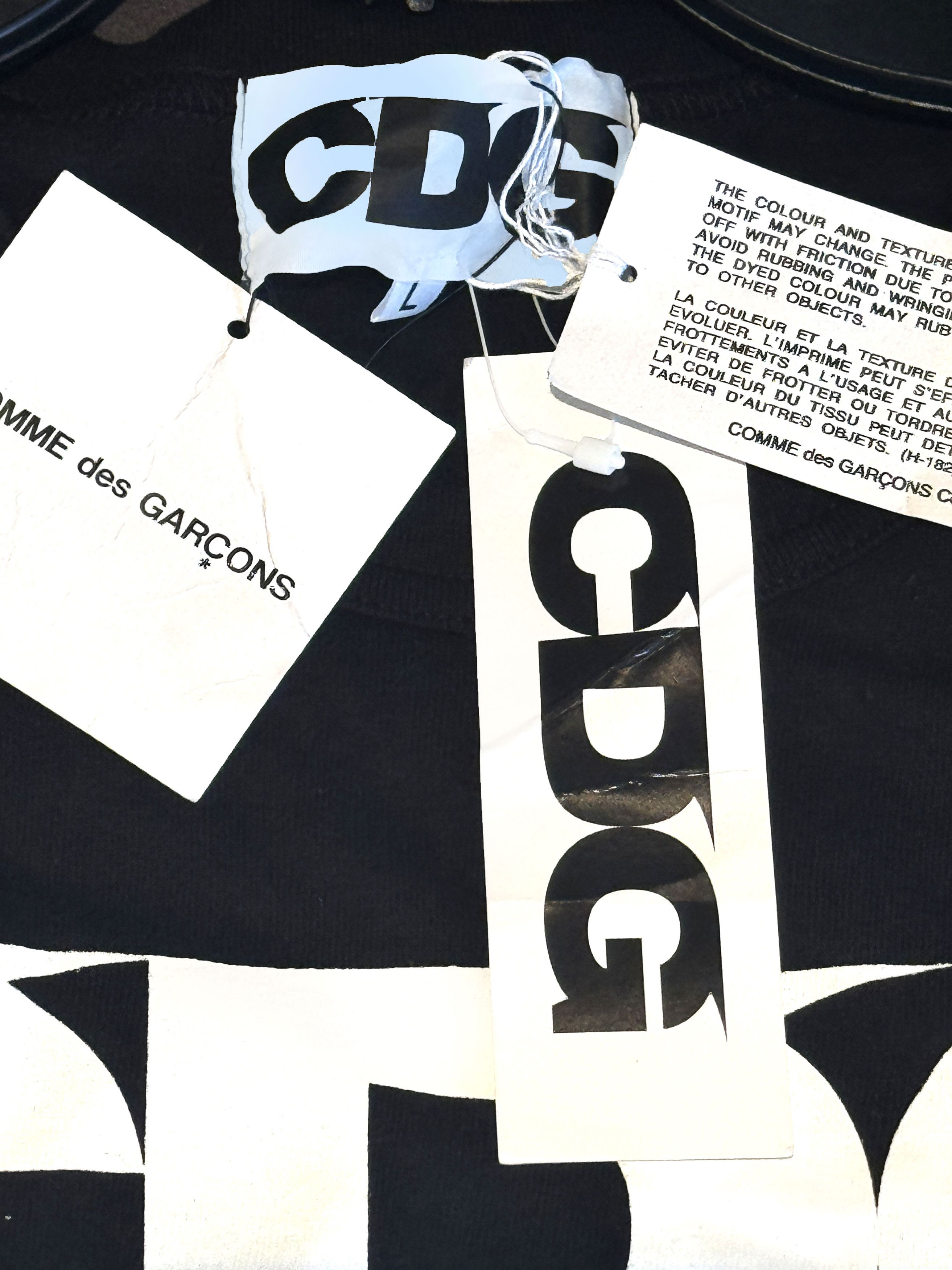 CDG by Comme des Garcons × Stussy Stüssy x CDG CollabTee: Brand New, Black, Size L (RARE) BNWT Size US L / EU 52-54 / 3 - 2 Thumbnail