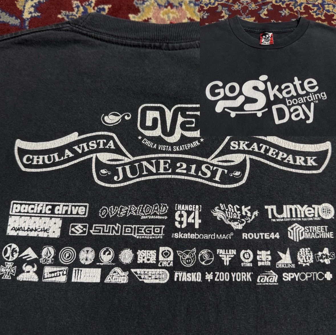 Toy Machine Vintage 2000s GO skateboarding day by Tum Yeto Y2K t-shirt Size US M / EU 48-50 / 2 - 1 Thumbnail