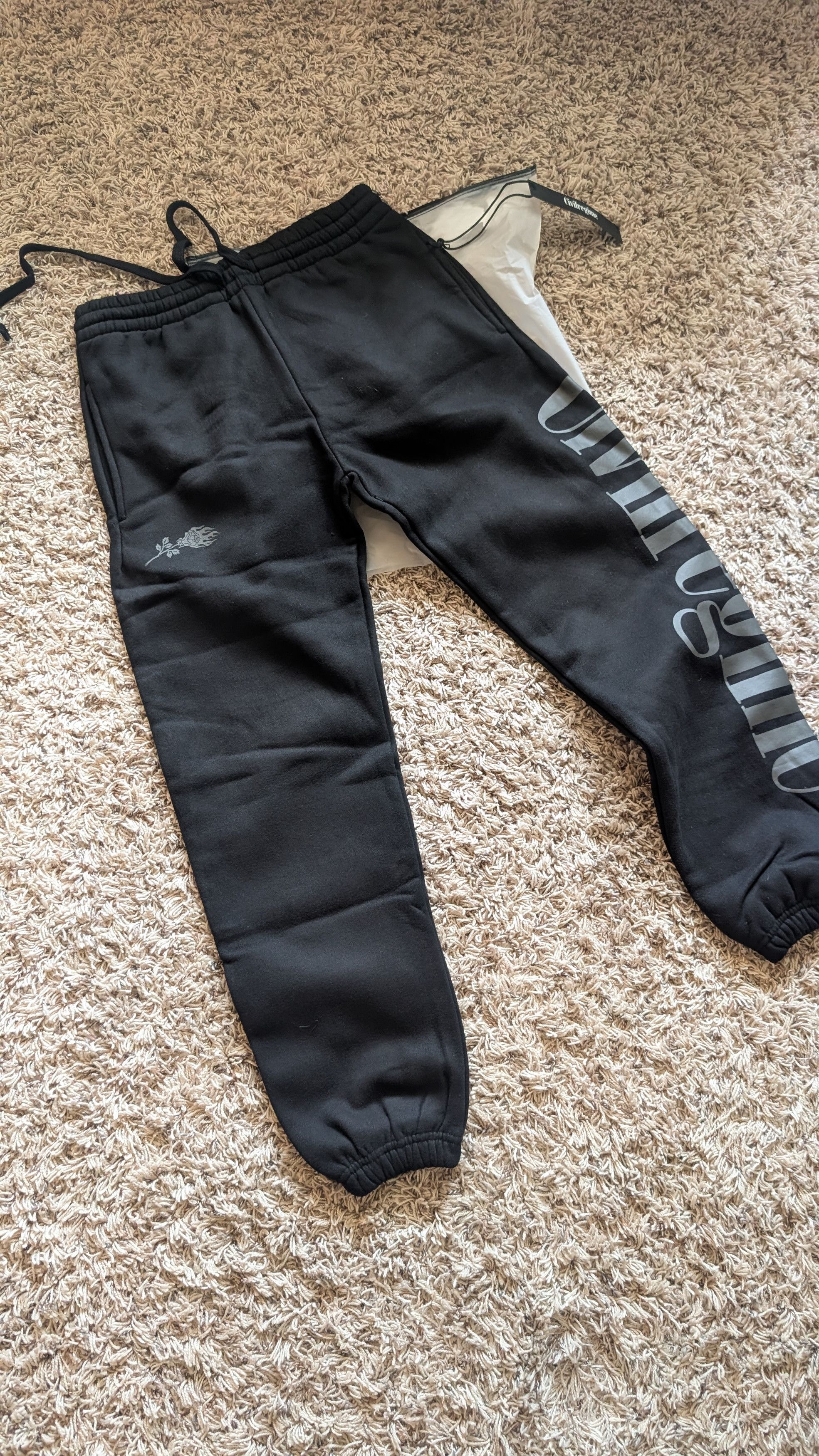 Civil Regime Civil Regime Concrete Joggers in Vintage Black Small 🔥🔥 Size US 30 / EU 46 - 1 Thumbnail
