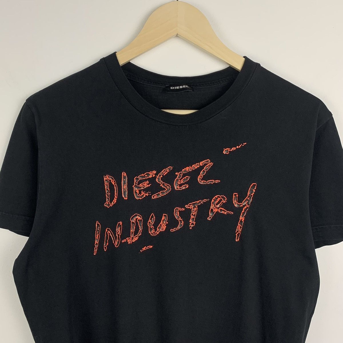 Diesel Men’s Diesel Industry T-Shirt Big Logo Short Sleeve Size L Size US L / EU 52-54 / 3 - 5 Thumbnail