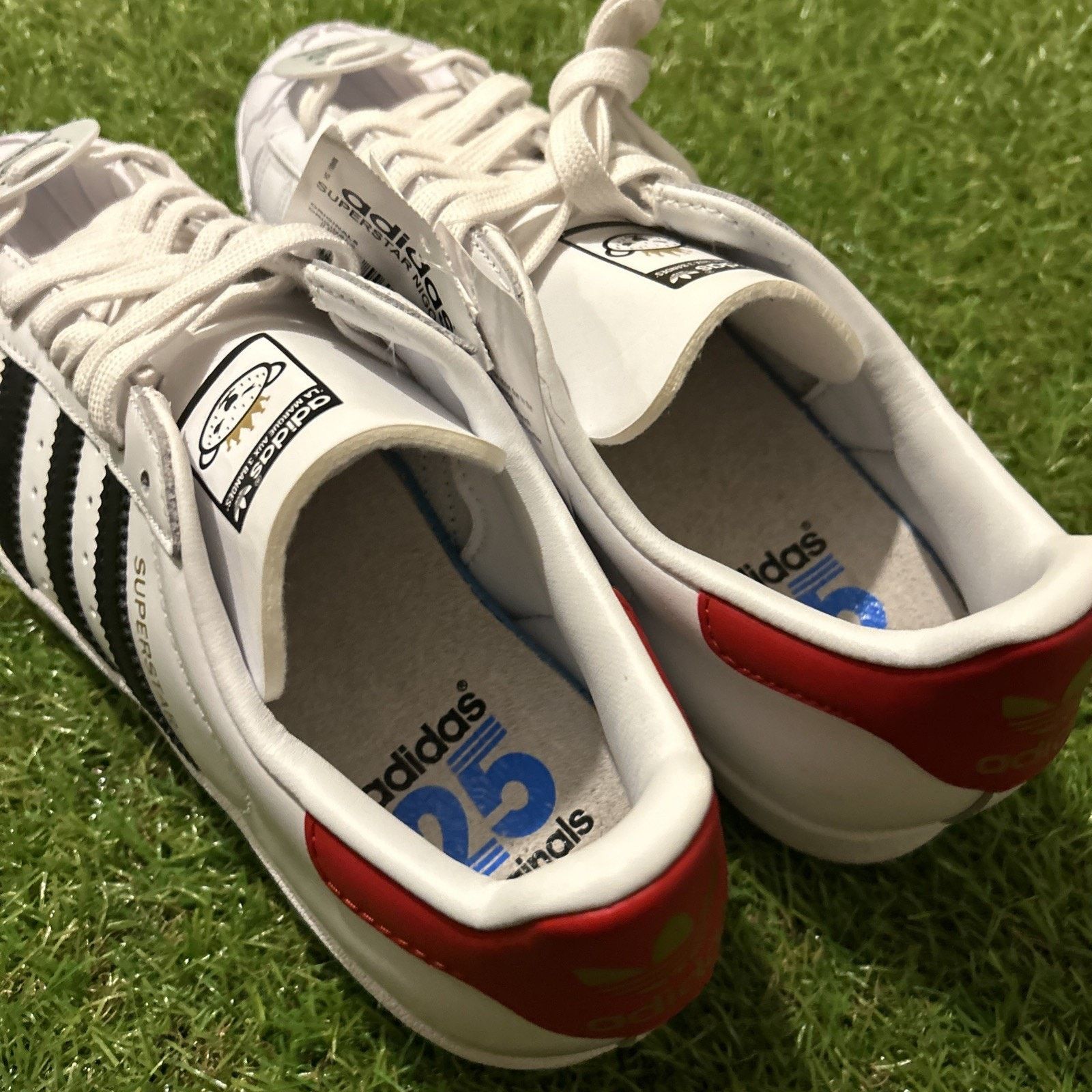 Adidas Size 7.5 Nigo x adidas Superstar Bearfoot White Men’s Shoes Size US 7.5 / EU 40-41 - 8 Thumbnail