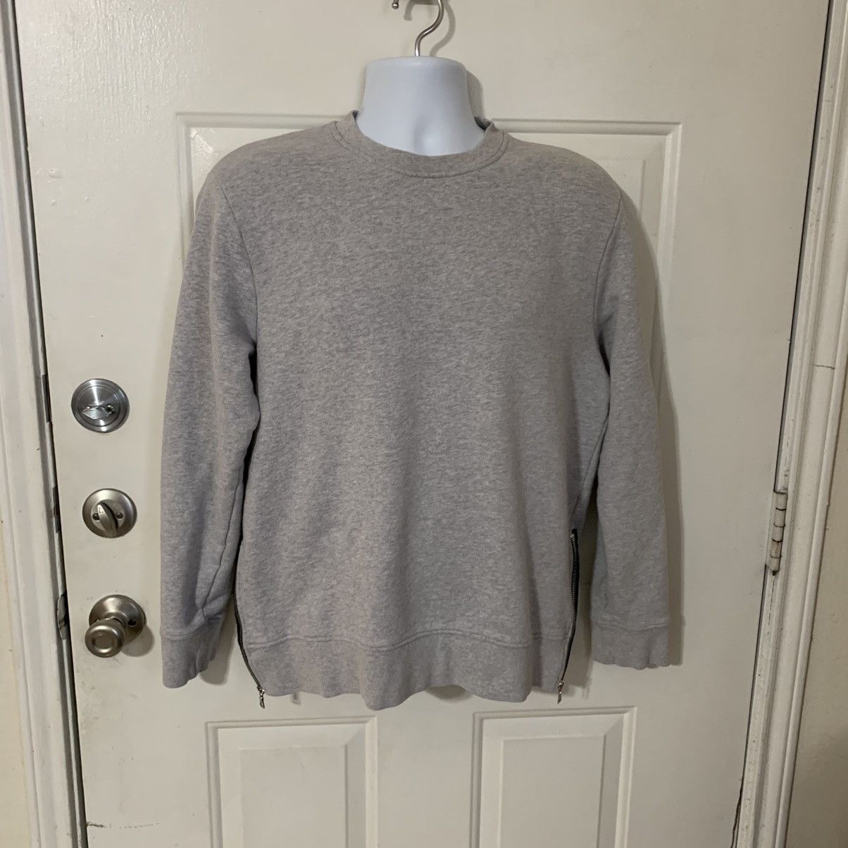 Sandro Zippered Crewneck Sweat shirt Size US L / EU 52-54 / 3 - 2 Thumbnail