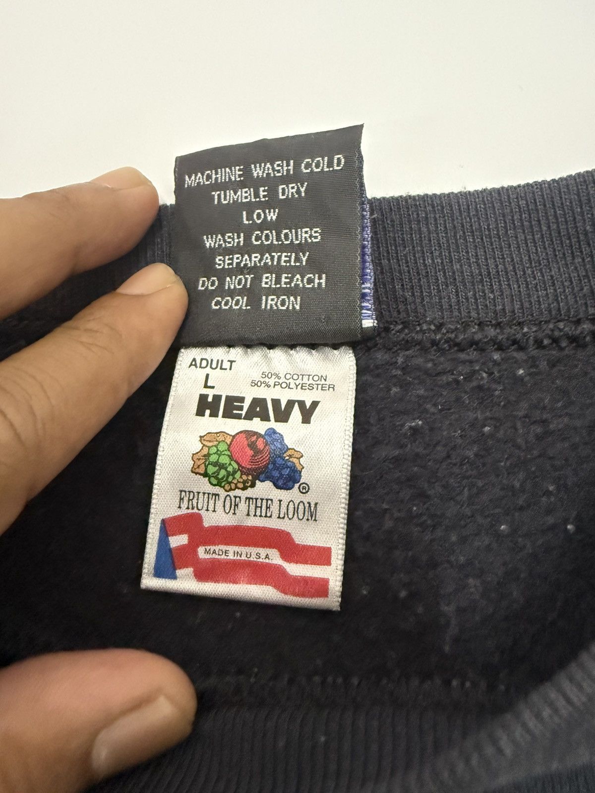 Fruit Of The Loom 🔥 Makapuu Hawaii Big logo Sweat Surf 90s Beach Streetwear Size US L / EU 52-54 / 3 - 9 Thumbnail
