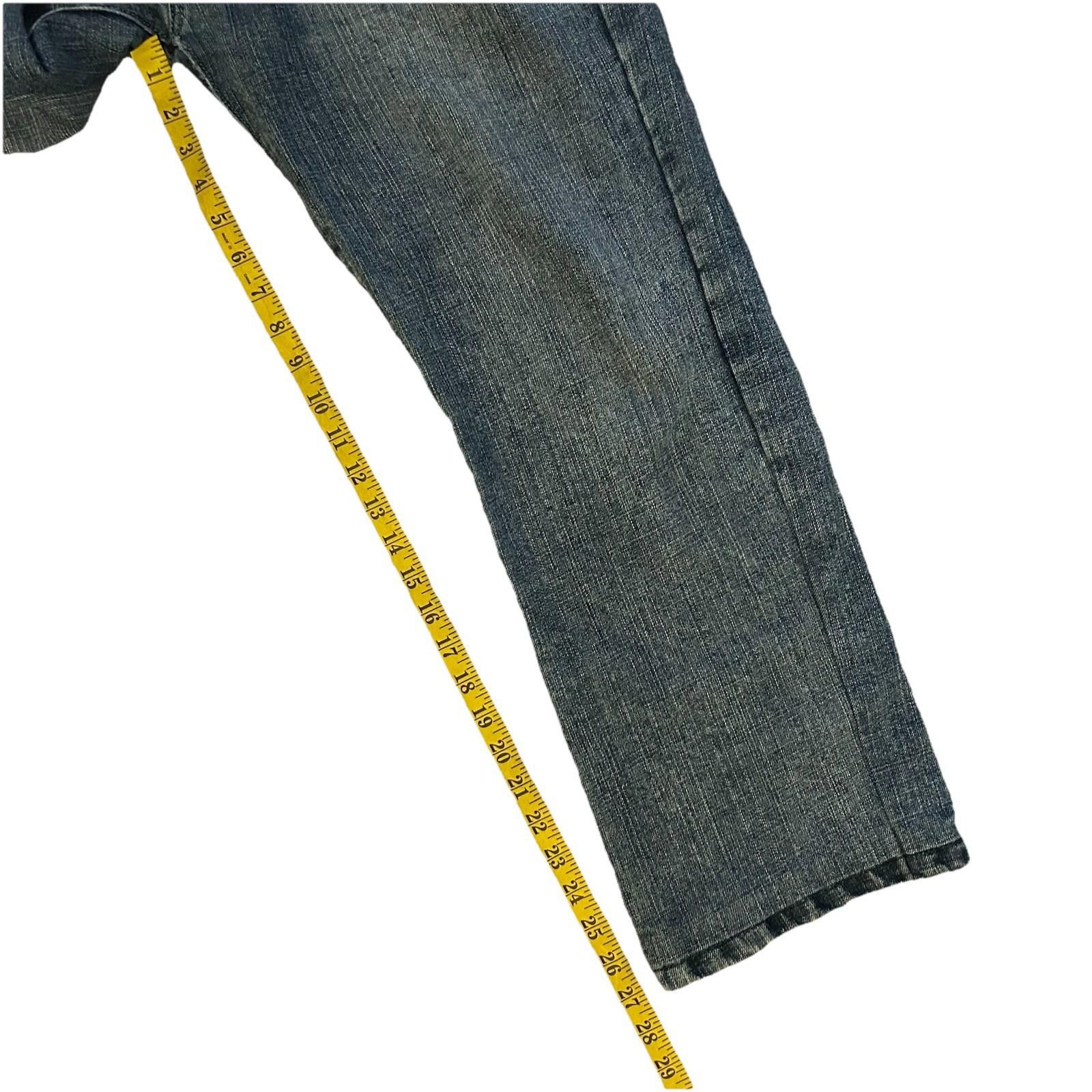 Diesel Diesel Industry Jeans Mens 34x28 Denim Bootcut Blue Pants Size US 34 / EU 50 - 6 Thumbnail