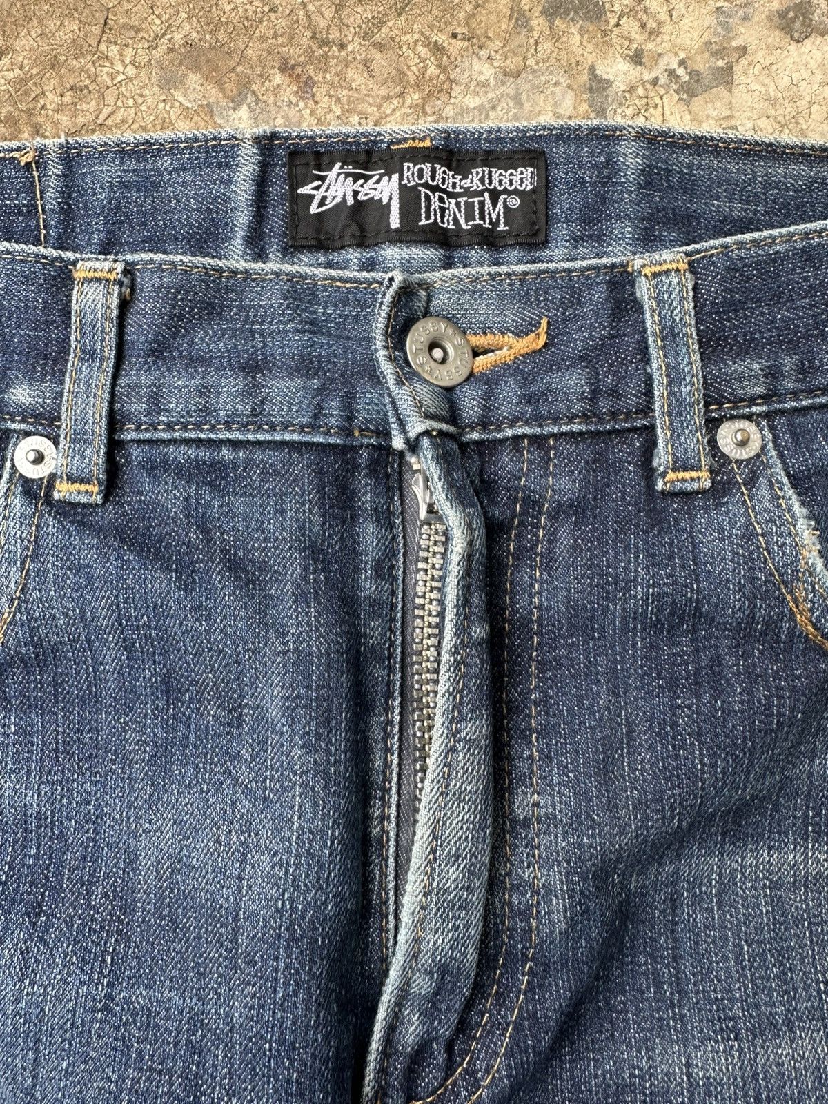 Stussy × Vintage Vintage Stussy Rough & Rugged Jeans Size US 30 / EU 46 - 9 Thumbnail