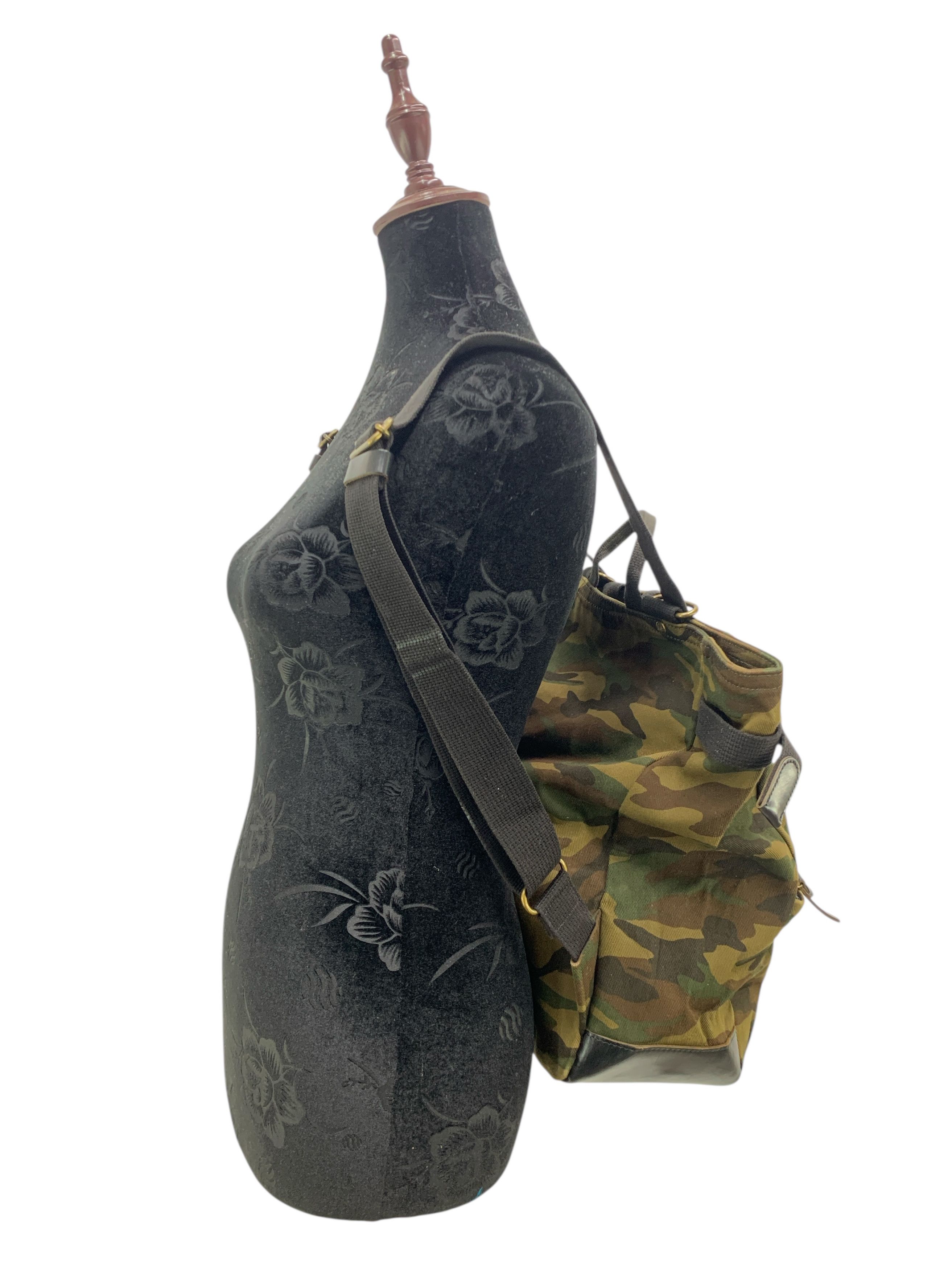 Japanese Brand Grips Camo Backpack Canvas Bag Size ONE SIZE - 3 Thumbnail