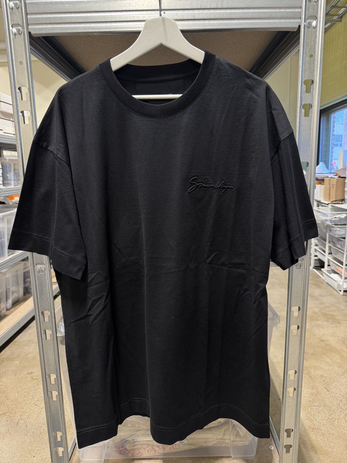 Givenchy Givenchy Logo Embossed T-Shirt NEW 600$ Size US L / EU 52-54 / 3 - 1 Thumbnail