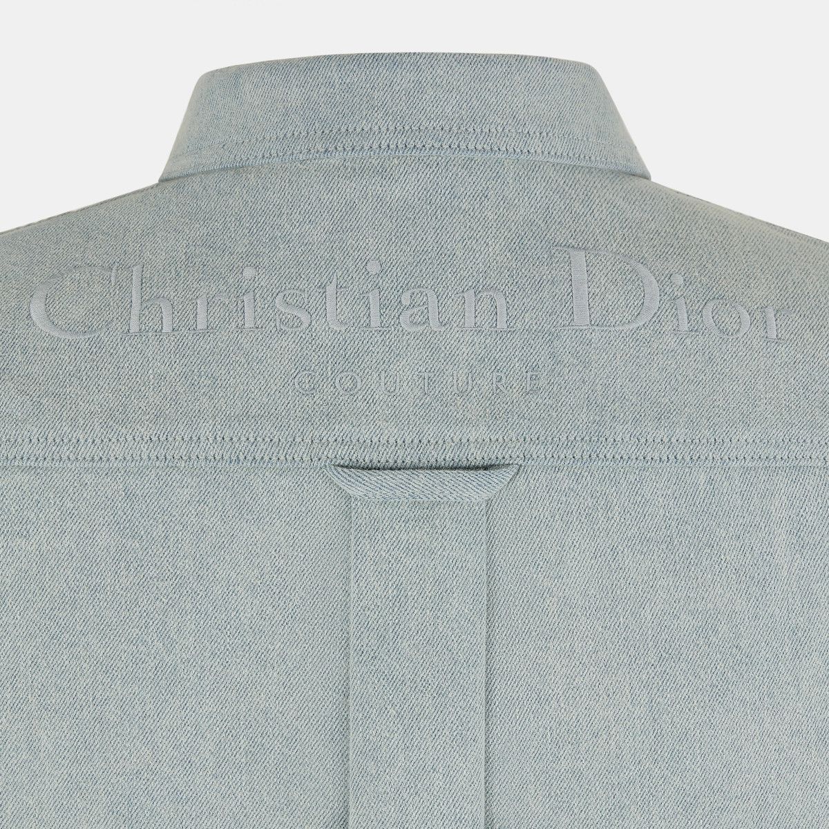 Dior o1bcso1str1124 Couture Reversible Shirt in Blue Size US XL / EU 56 / 4 - 3 Thumbnail