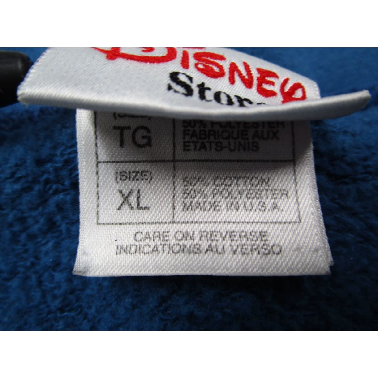 Disney VINTAGE Disney Shop Sweatshirt Mens XL Blue Winnie the Pooh Pullover Crew Neck Fleece Cotton Blend Made in USA Size US XL / EU 56 / 4 - 4 Thumbnail