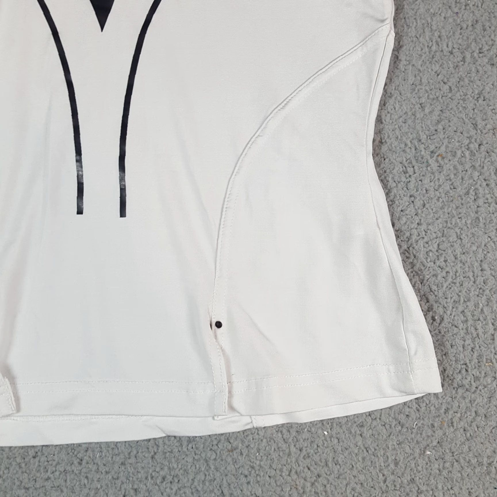 Vintage VINTAGE Jamie Sadock Tennis Top Shirt XS White Short Sleeve Crew Neck Breathing Stretch Preppy Y2K 90s 2000s Women Mens Girls Size XS / US 0-2 / IT 36-38 - 4 Thumbnail