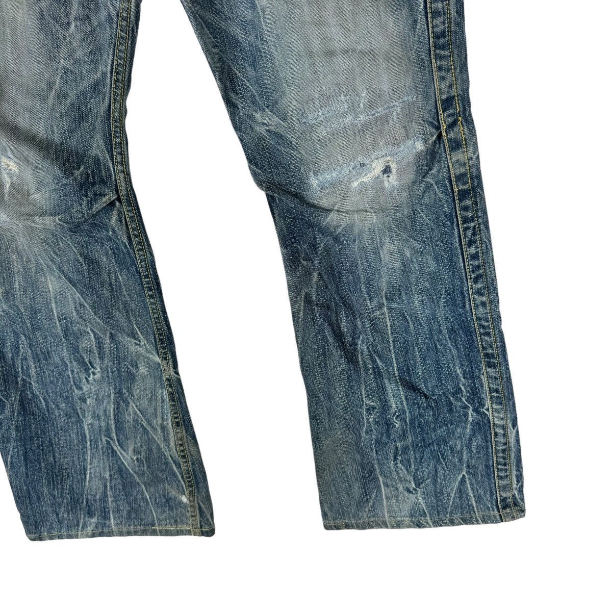 Japanese Brand ❄️BLUE WAY JAPAN FLARE DENIM JEANS PANTS Size US 32 / EU 48 - 9 Thumbnail