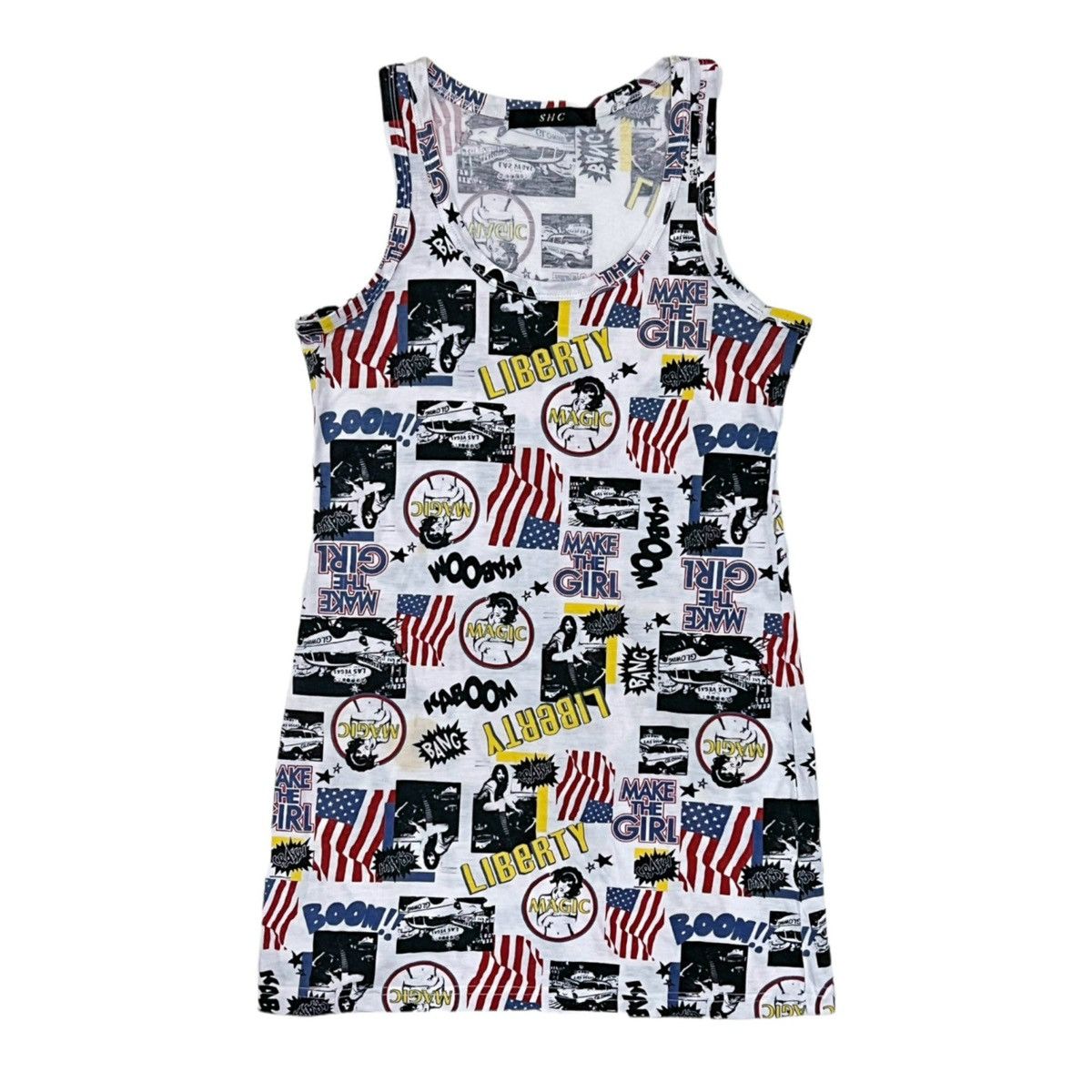 Japanese Brand Vintage Y2K pop art tank top 🧝🏻‍♀️💅🏻 Size M / US 6-8 / IT 42-44 - 1 Thumbnail