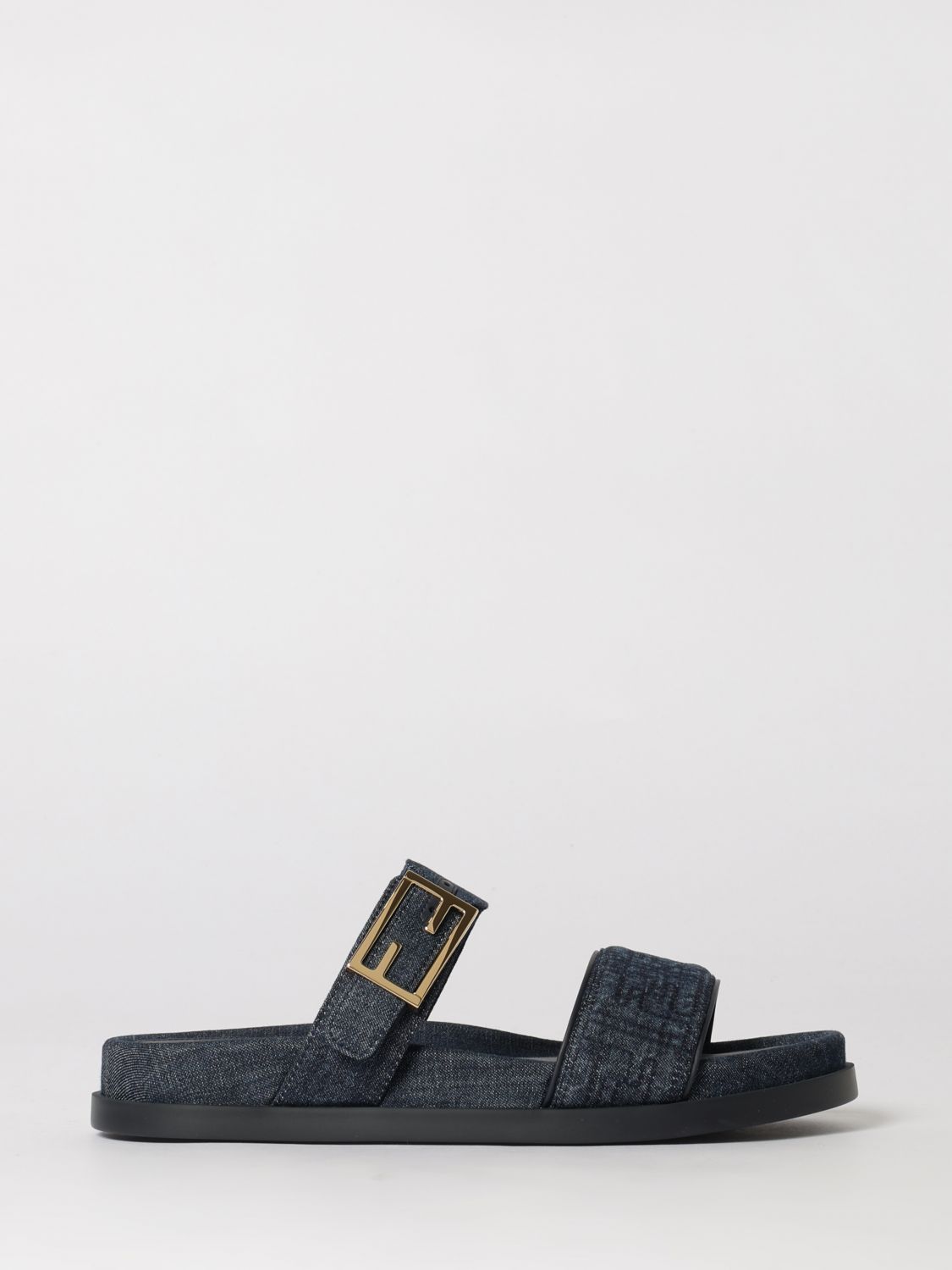 Fendi Fendi Heeled Sandal Woman Blue Size US 9 / IT 39 - 1 Thumbnail
