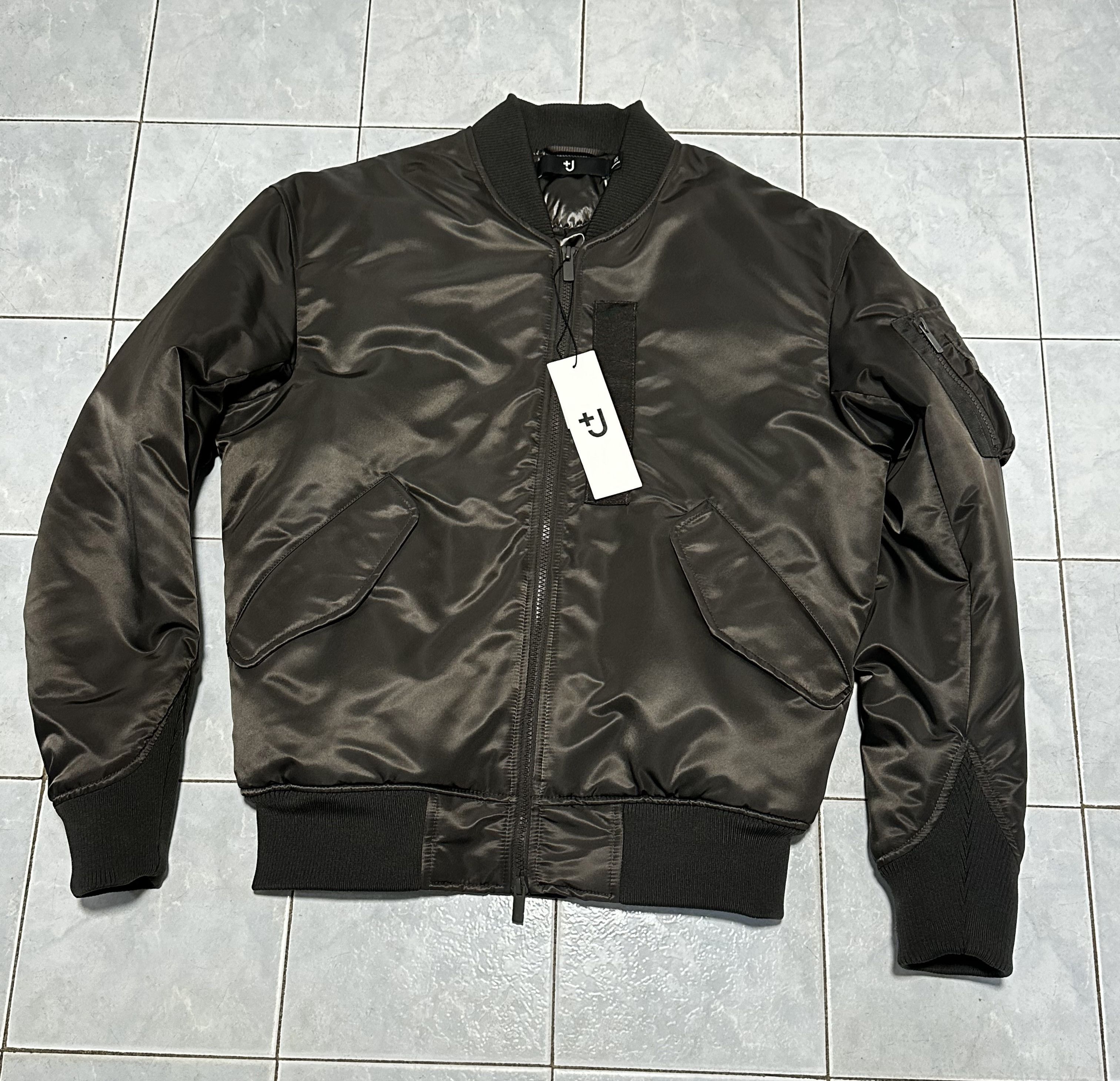 Jil Sander × Uniqlo Uniqlo +J Grey Hybrid Down Oversized MA-1