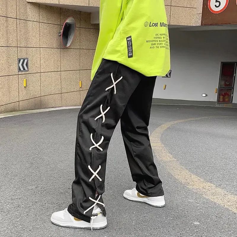 Japanese Brand × Vintage Men's Fashionable Straight-Leg Loose-Fit Casual Pants Size US 33 - 7 Thumbnail