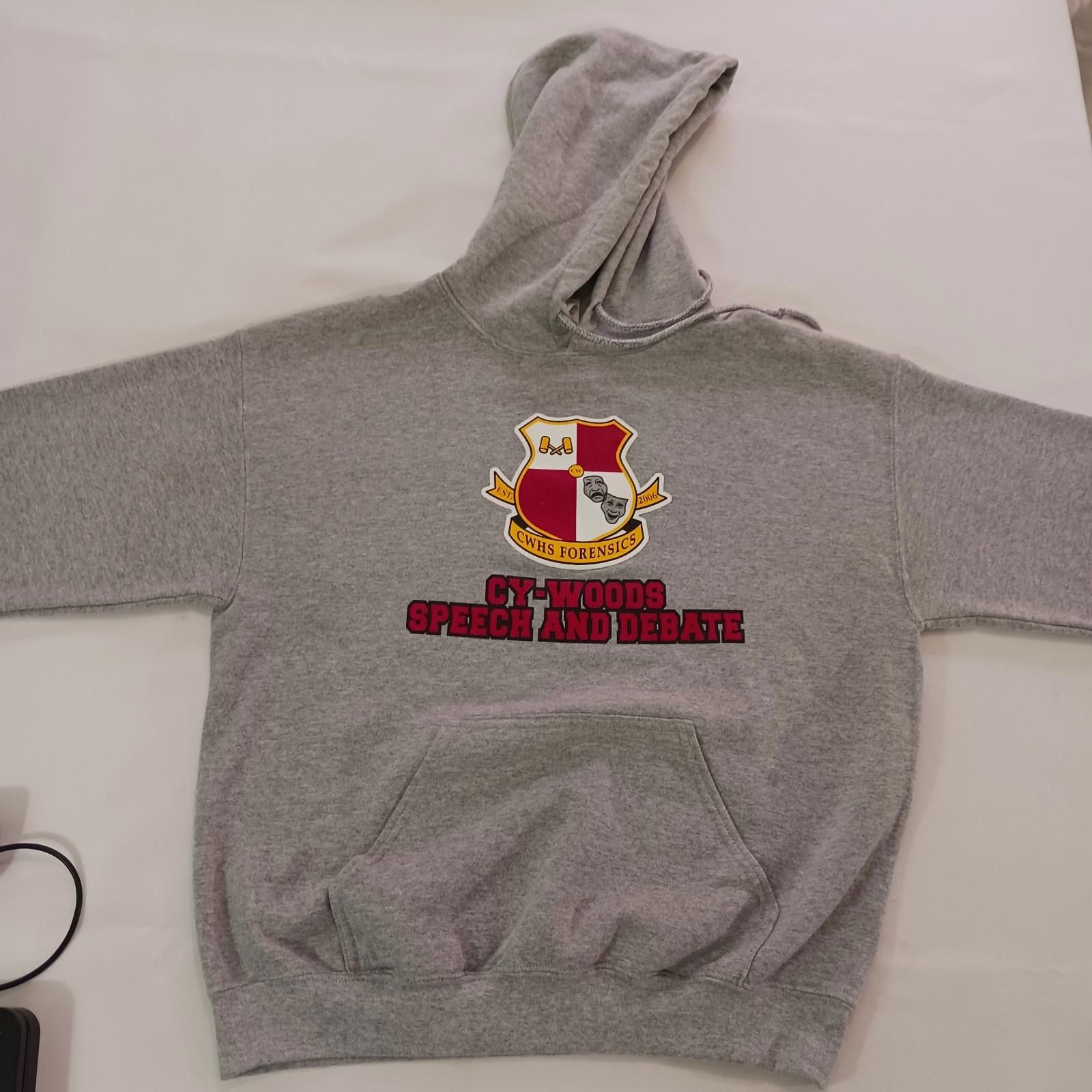 Gildan Gildan Heavy CWHS FORENSICS Men M Gray Hoodie Sweatshirt Size US M / EU 48-50 / 2 - 11 Thumbnail