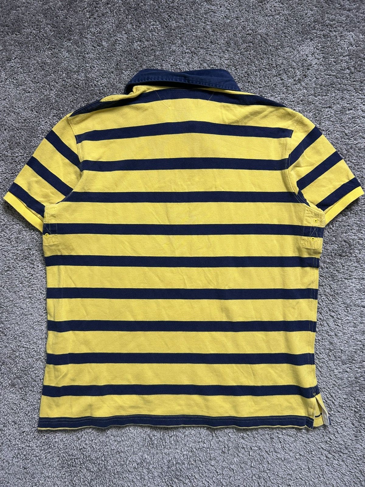 Polo Ralph Lauren Vintage 80s Polo Ralph Lauren Striped Rugby Short Sleeve Size US XL / EU 56 / 4 - 9 Thumbnail