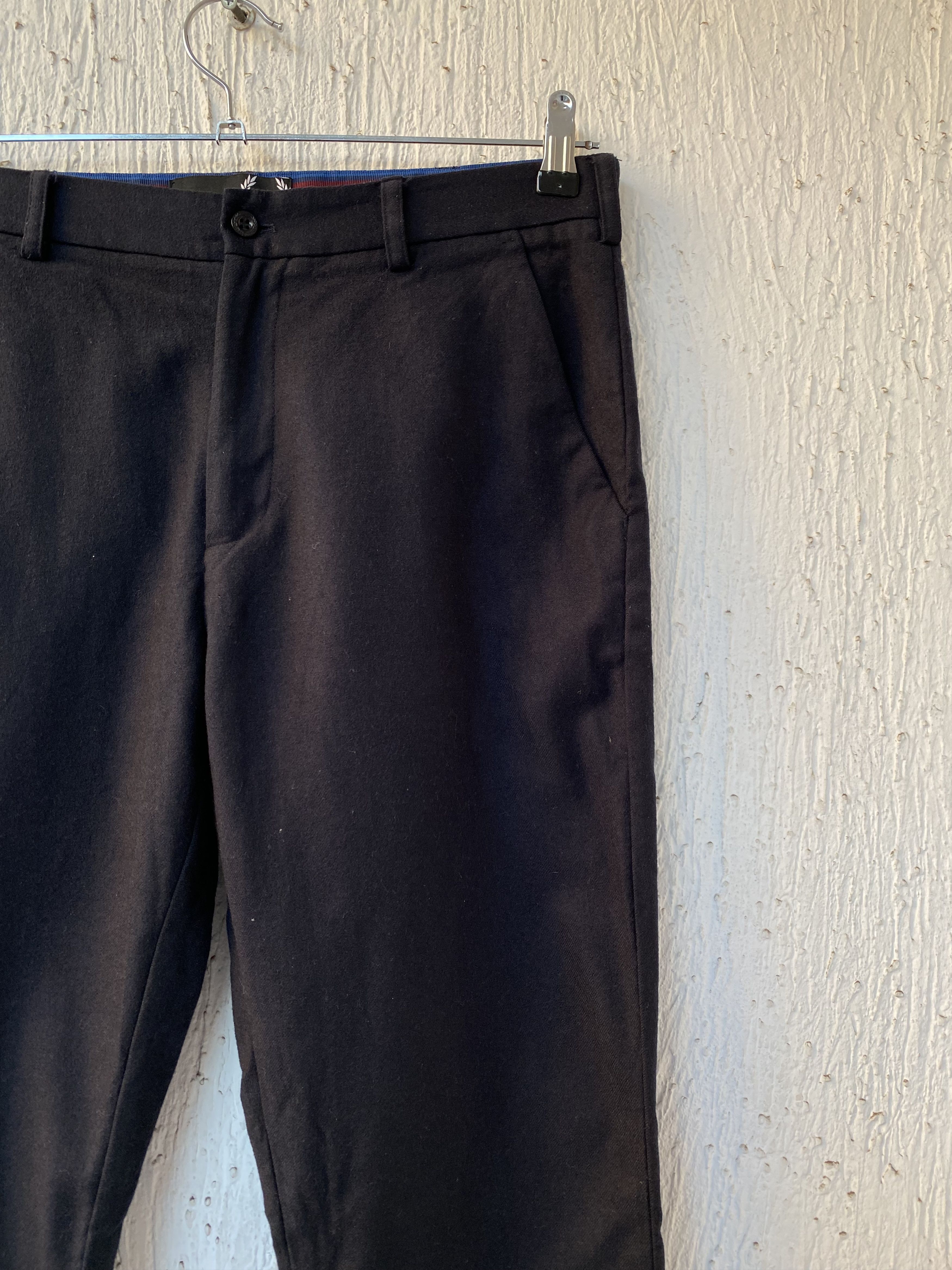 Fred Perry × Raf Simons wool trousers Size US 31 - 2 Thumbnail