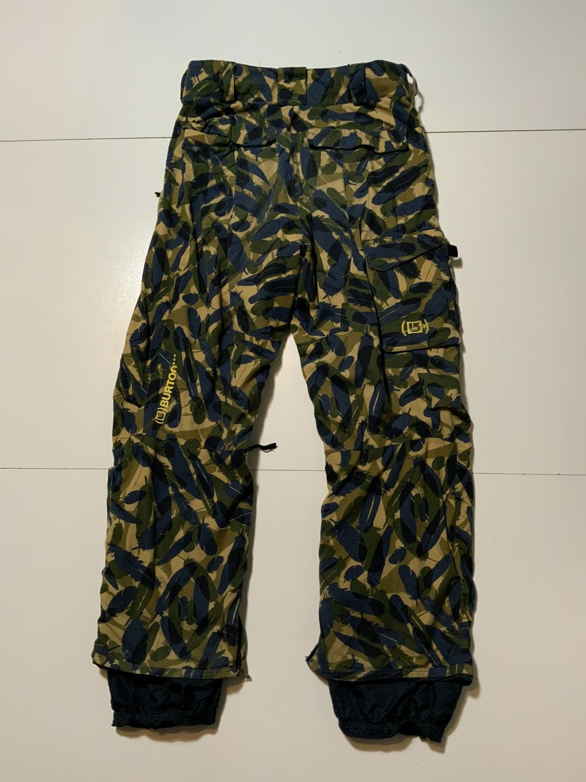 Burton × Vintage Vintage Y2K Burton Snowboards Feather Camo Ski Cargo Pants Size US 32 / EU 48 - 3 Thumbnail