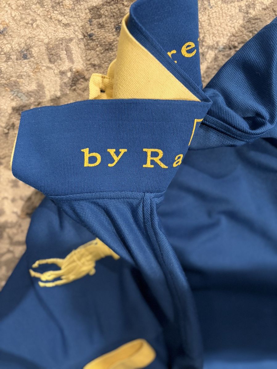 Polo Ralph Lauren Navy and yellow Polo Ralph Lauren double collar polo shirt Size US M / EU 48-50 / 2 - 5 Thumbnail