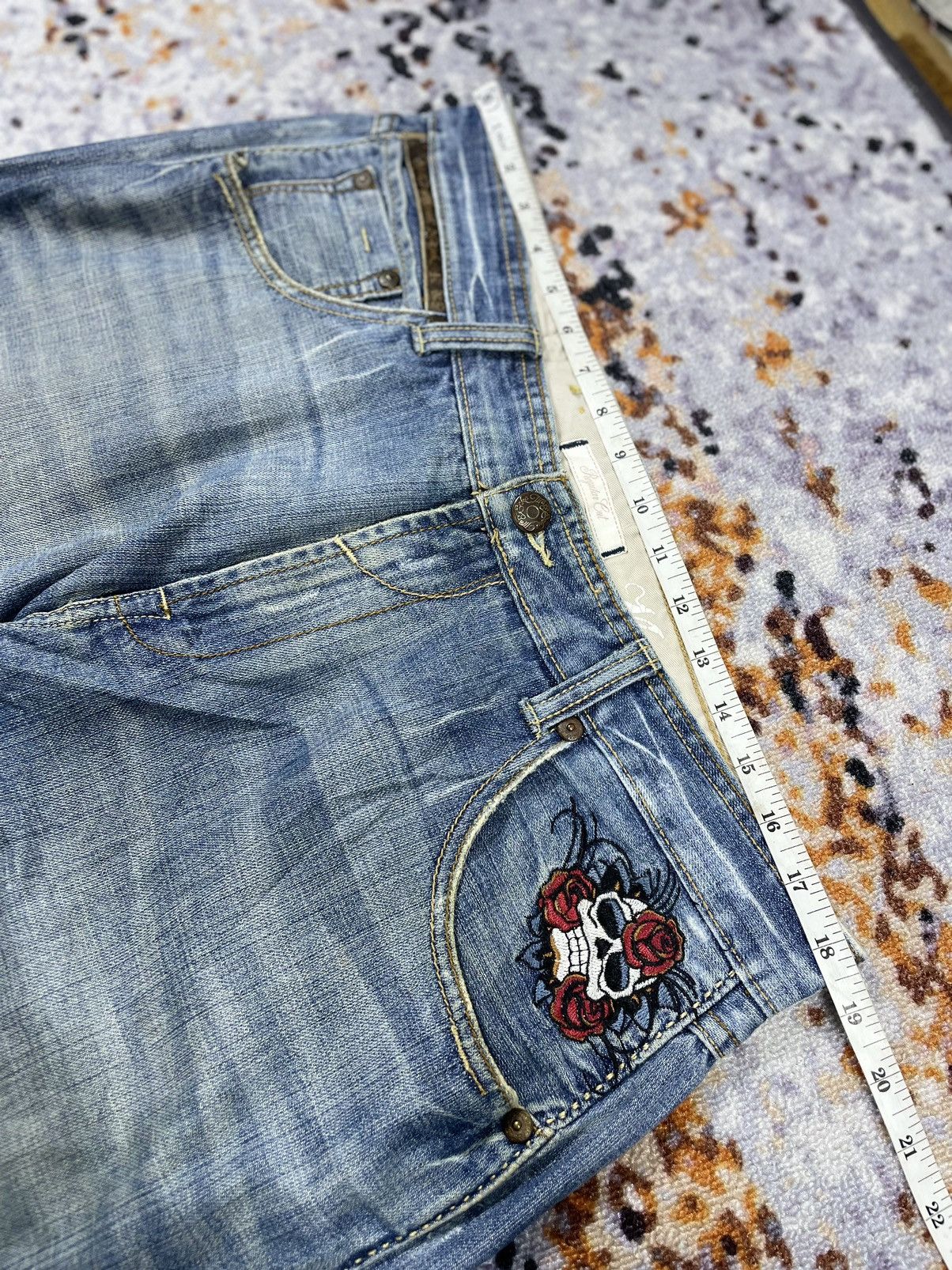 Ecko Unltd. × Japanese Brand × Marc Ecko Marc Ecko distressed Denim Jeans vintage Size US 36 / EU 52 - 13 Thumbnail