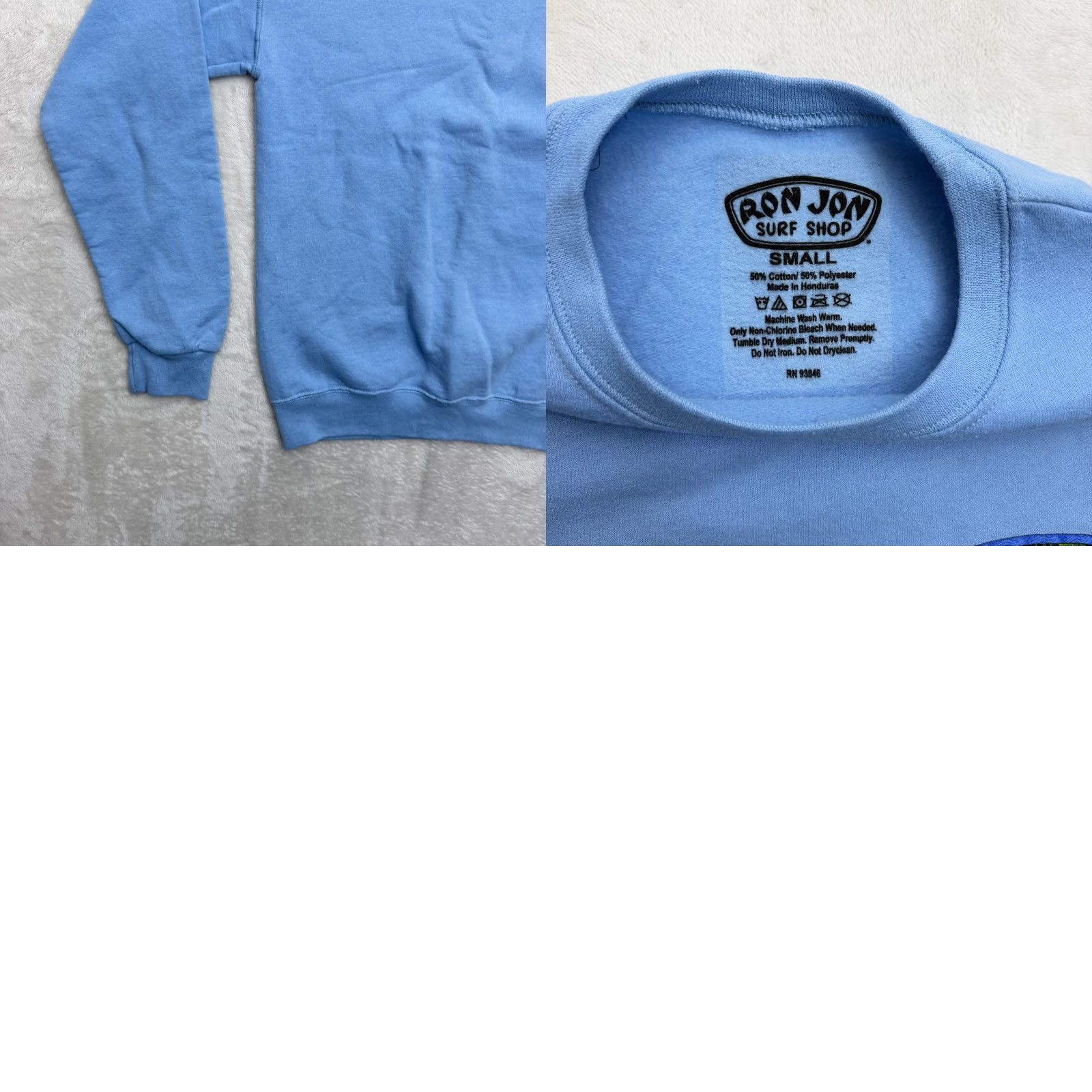 Ron Jon Surf Shop Ron Jon Surf Shop Sweatshirt Mens Small Blue Fleece Pullover Graphic Print Logo Size US S / EU 44-46 / 1 - 10 Thumbnail
