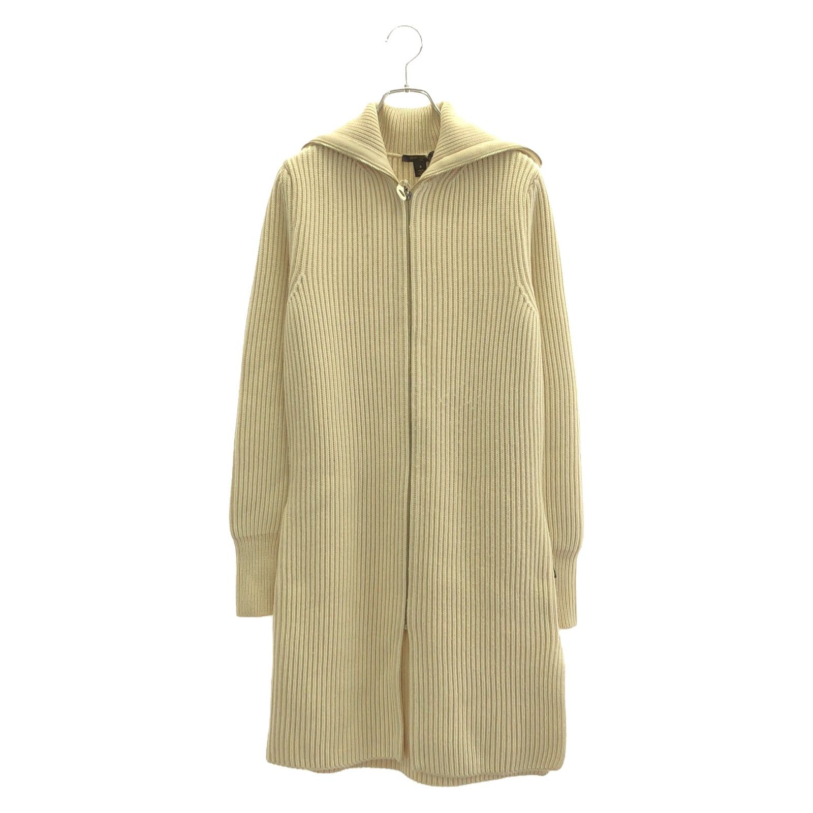 Louis Vuitton Louis Vuitton Long Knit Cardigan Cashmere White Size ONE SIZE - 1 Thumbnail