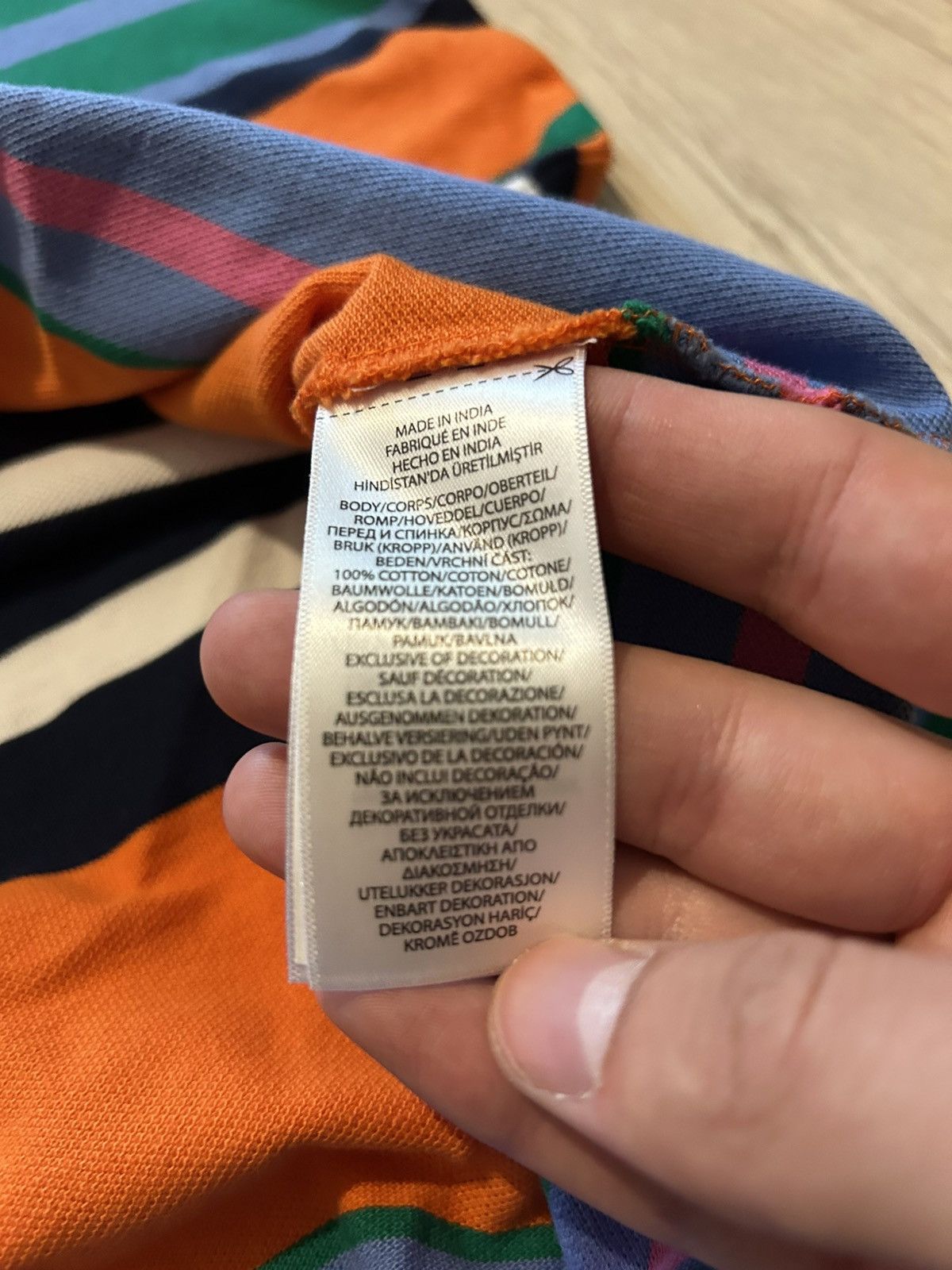 Ralph Lauren Polo Ralph Lauren basic polo tee multicolor stripes Size US L / EU 52-54 / 3 - 5 Thumbnail