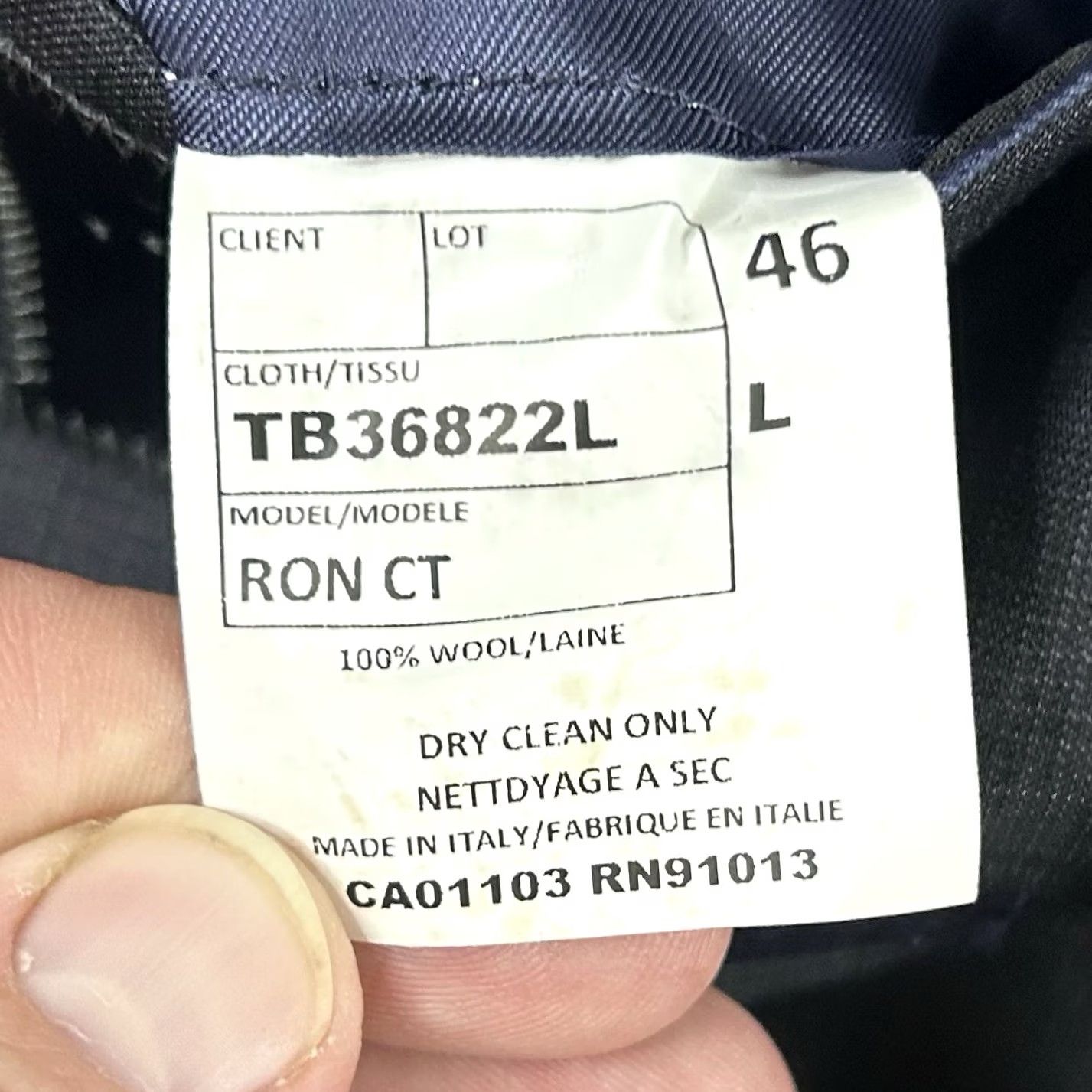 Ted Baker Ted Baker London 46L Ron Sport Coat 100% Wool Gray Plaid Two-Button Vented Men’s Long Coat In Good Condition Size US XS / EU 42 / 0 - 4 Thumbnail