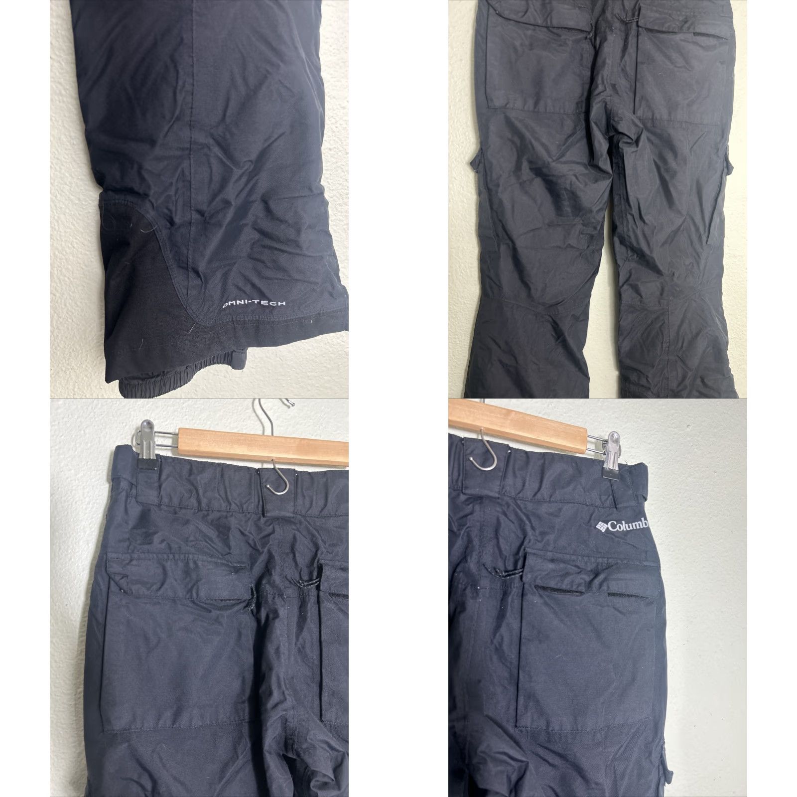 Vintage Columbia Snow Pants Men Small Regular Inseam 29 Waterproof Omni-Tech Ridge 2 Run Black 32x29 Pants Size US 29 - 10 Thumbnail
