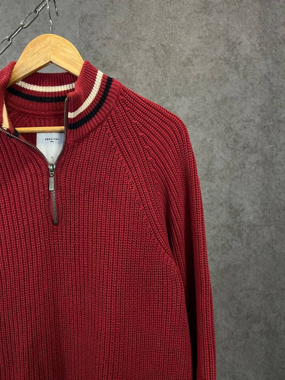 Percival Percival 1/3 zip sweater Size US L / EU 52-54 / 3 - 2 Thumbnail