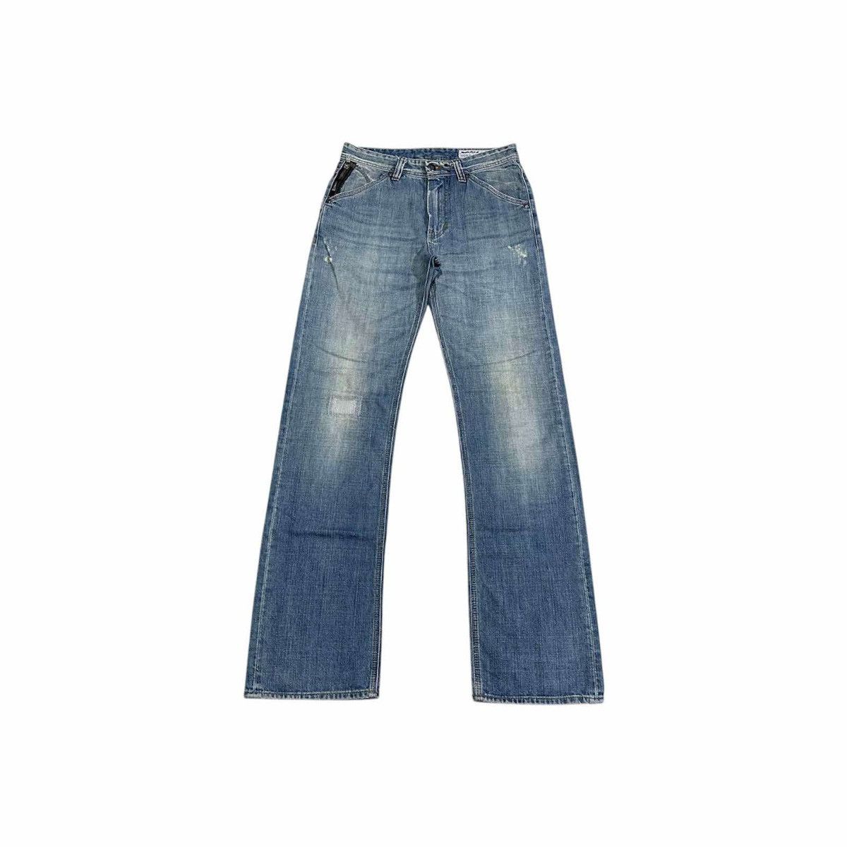 🔥Sick Y2K Gas Jeans Light Wash Flared Denim Faded