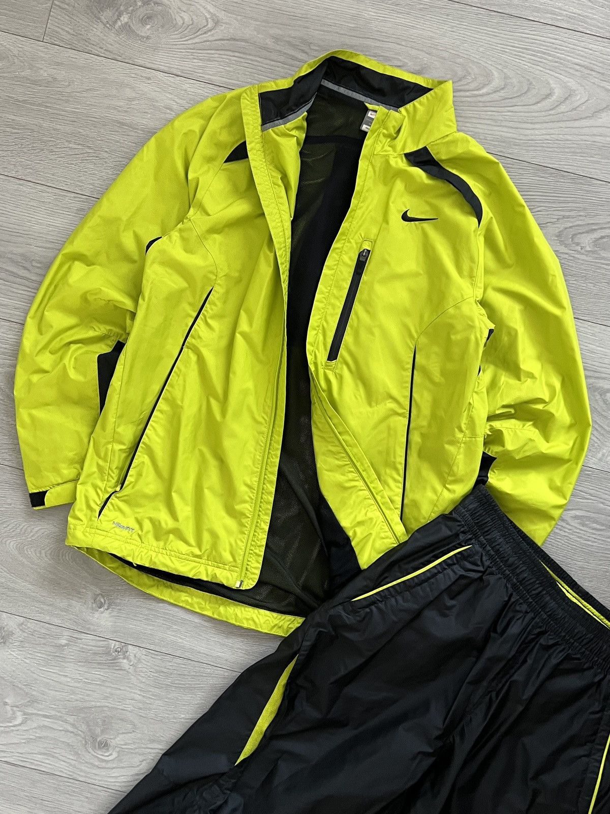 Nike Nike 00s Waterproof Technical Vent Jacket & Pants Set Size US L / EU 52-54 / 3 - 2 Thumbnail