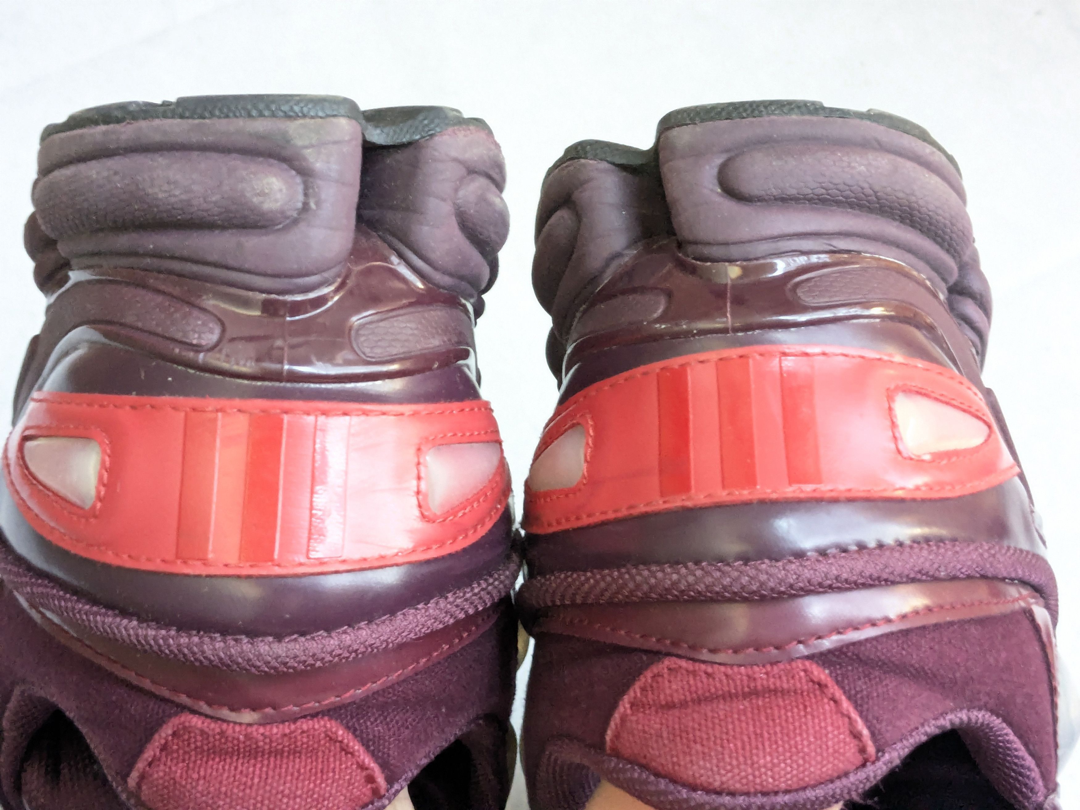 Adidas × Raf Simons Adidas Raf Simons Ozweego 3 Red Burgundy 10 Size US 10 / EU 43 - 12 Thumbnail
