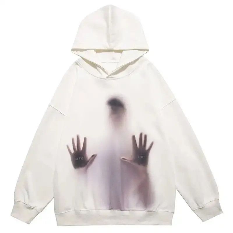Japanese Brand × Vintage Shadow Ghost Hooded Jacket Hoodie Sweatshirt Hype Size US L / EU 52-54 / 3 - 1 Thumbnail