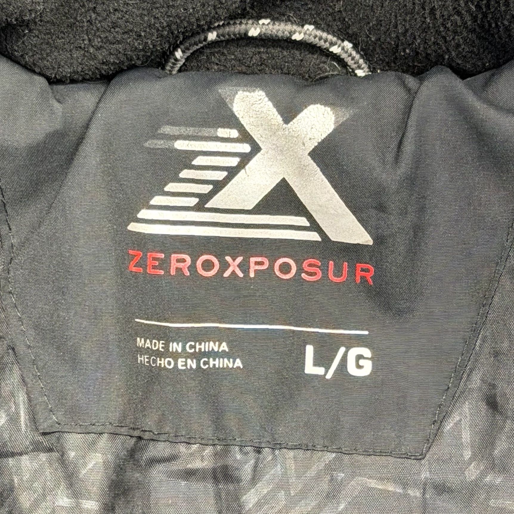ZeroXposur ZeroXposur N82650 Mens Large Navy Blue Quilted Puffer Jacket Mid Weight Full Zip Size US L / EU 52-54 / 3 - 6 Thumbnail