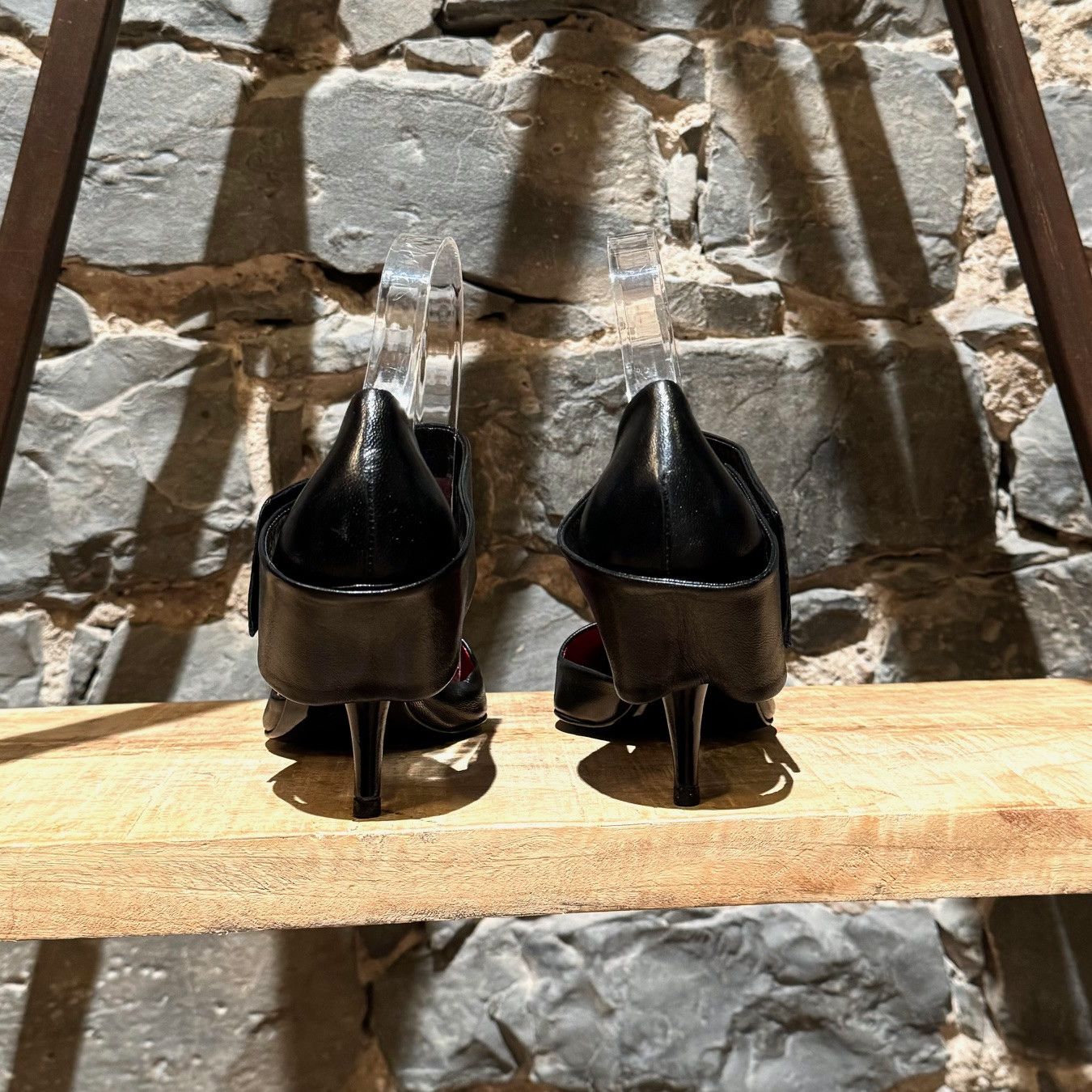 Pierre Hardy Pierre Hardy Black Leather Strap D'Orsay Pumps Size US 9.5 / IT 39.5 - 5 Thumbnail