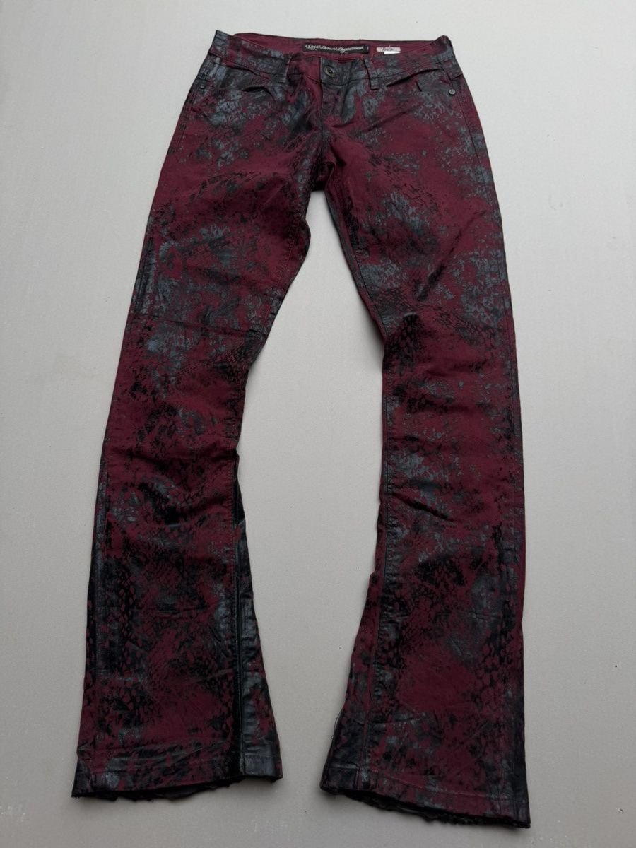 Japanese Brand Dept denim lace up flare jeans Size US 28 / EU 44 - 1 Thumbnail