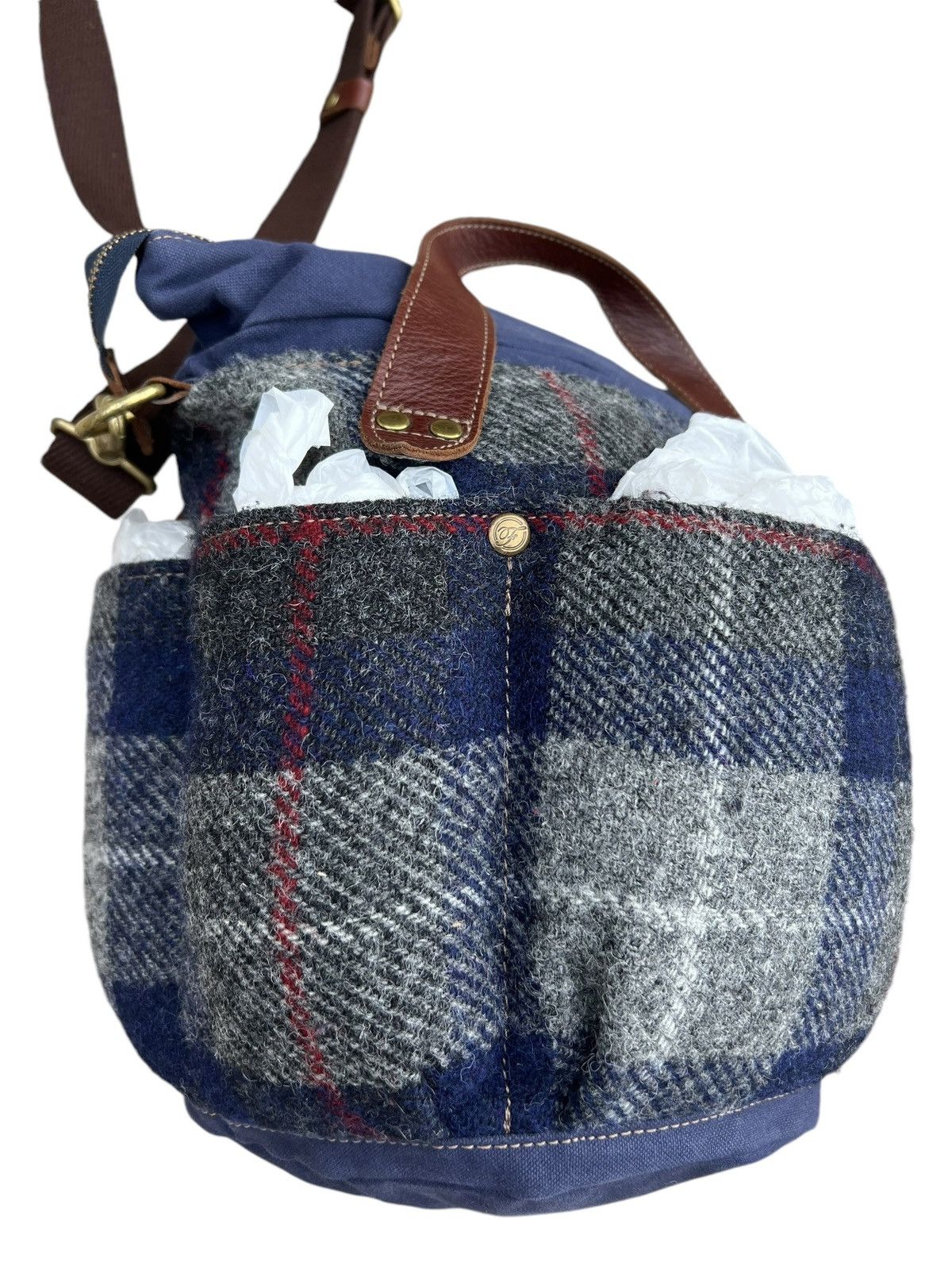 Harris Tweed Folna Japan X Harris Tweed Multi Pocket 2 Way Bag Size ONE SIZE - 11 Thumbnail