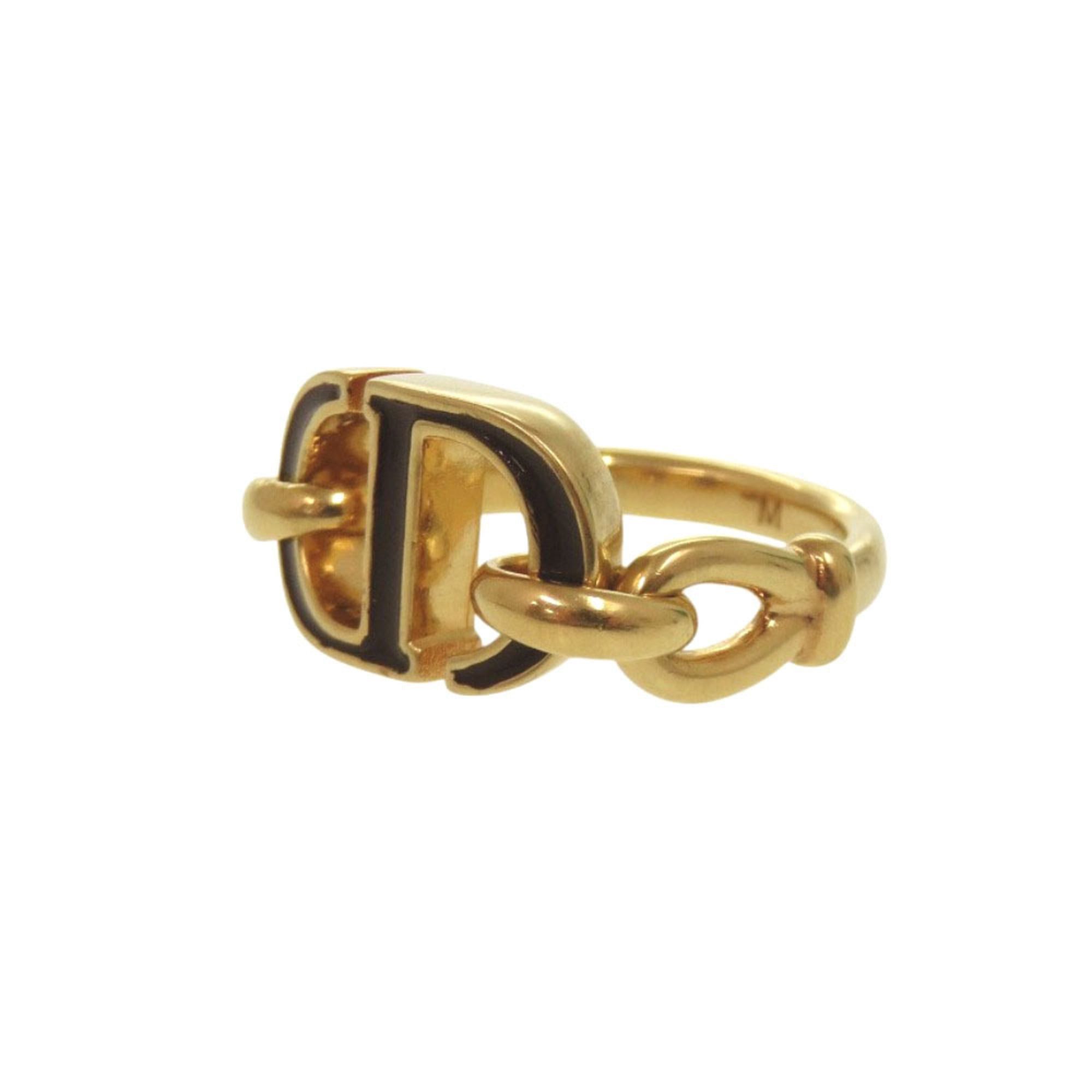 Dior Excellent condition Christian Dior 30 MONTAIGNE ring, GP gold, 0790 Size ONE SIZE - 1 Thumbnail