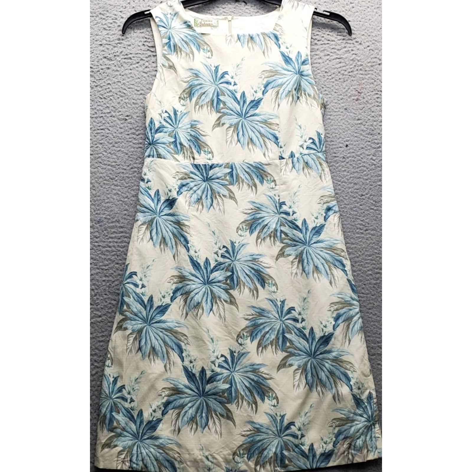 Tommy Bahama Tommy Bahama Shift Dress Womens 4 Multicolor Tropical Silk Lined Square Neck Back Zip Dress Size S / US 4 / IT 40 - 2 Thumbnail