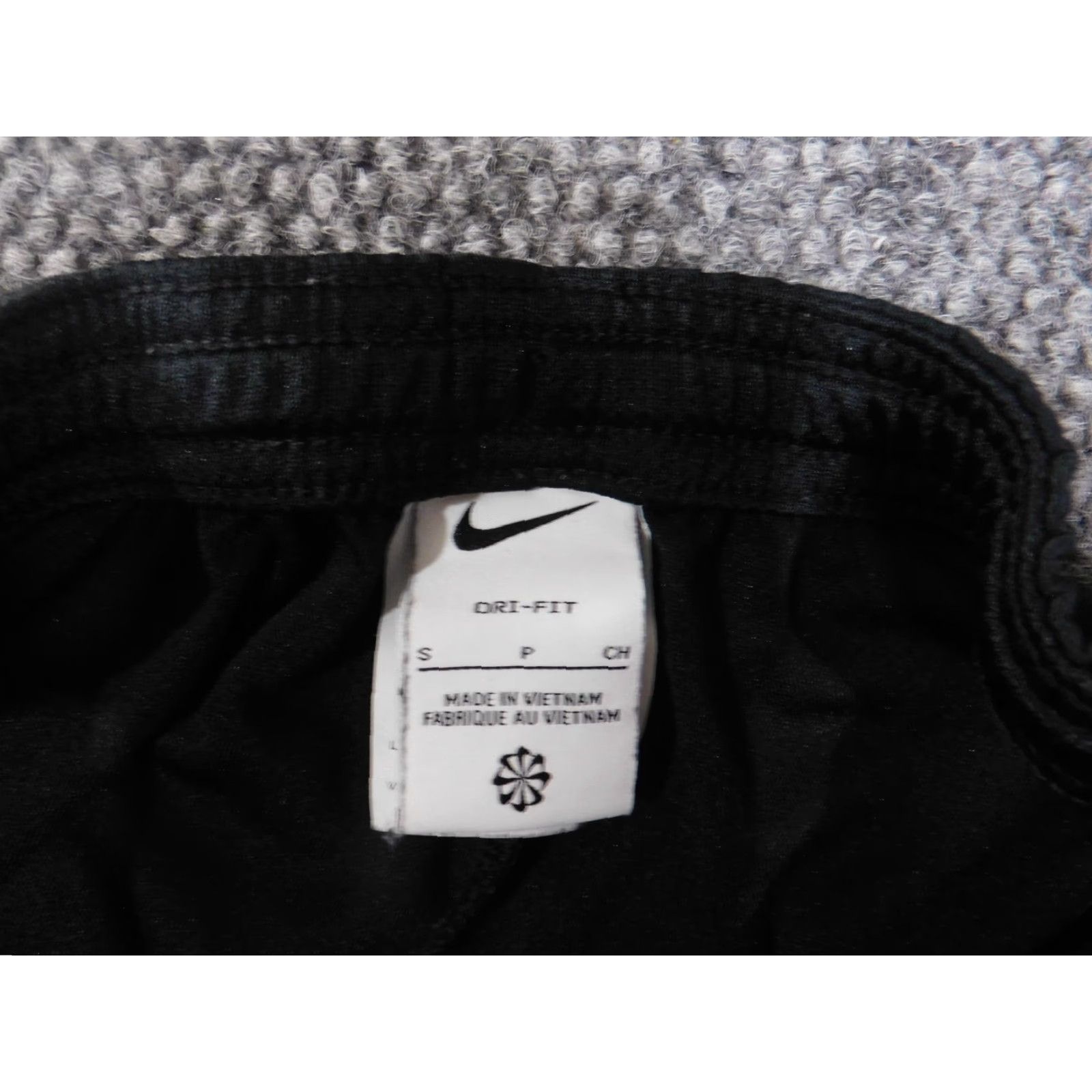 Nike Nike Dri-FIT Sweatpants Womens Small Black Zip Ankle Stretch Performance Regular Inseam 26in Pants Straight Logo Athletic Gy m & Training, Walking Size 42" / US 20 - 3 Thumbnail