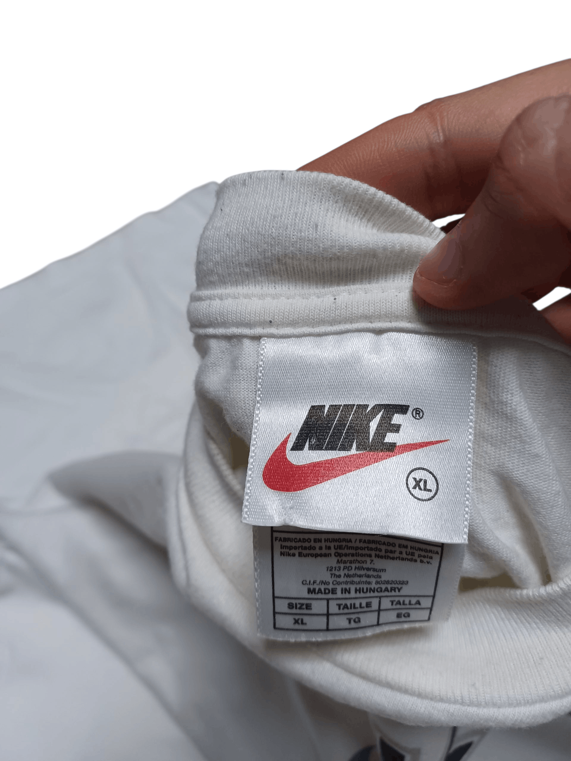 Nike NIKE VINTAGE 90S BIGLOGO MADE IN HUNGARY TEE Size US XL / EU 56 / 4 - 4 Thumbnail