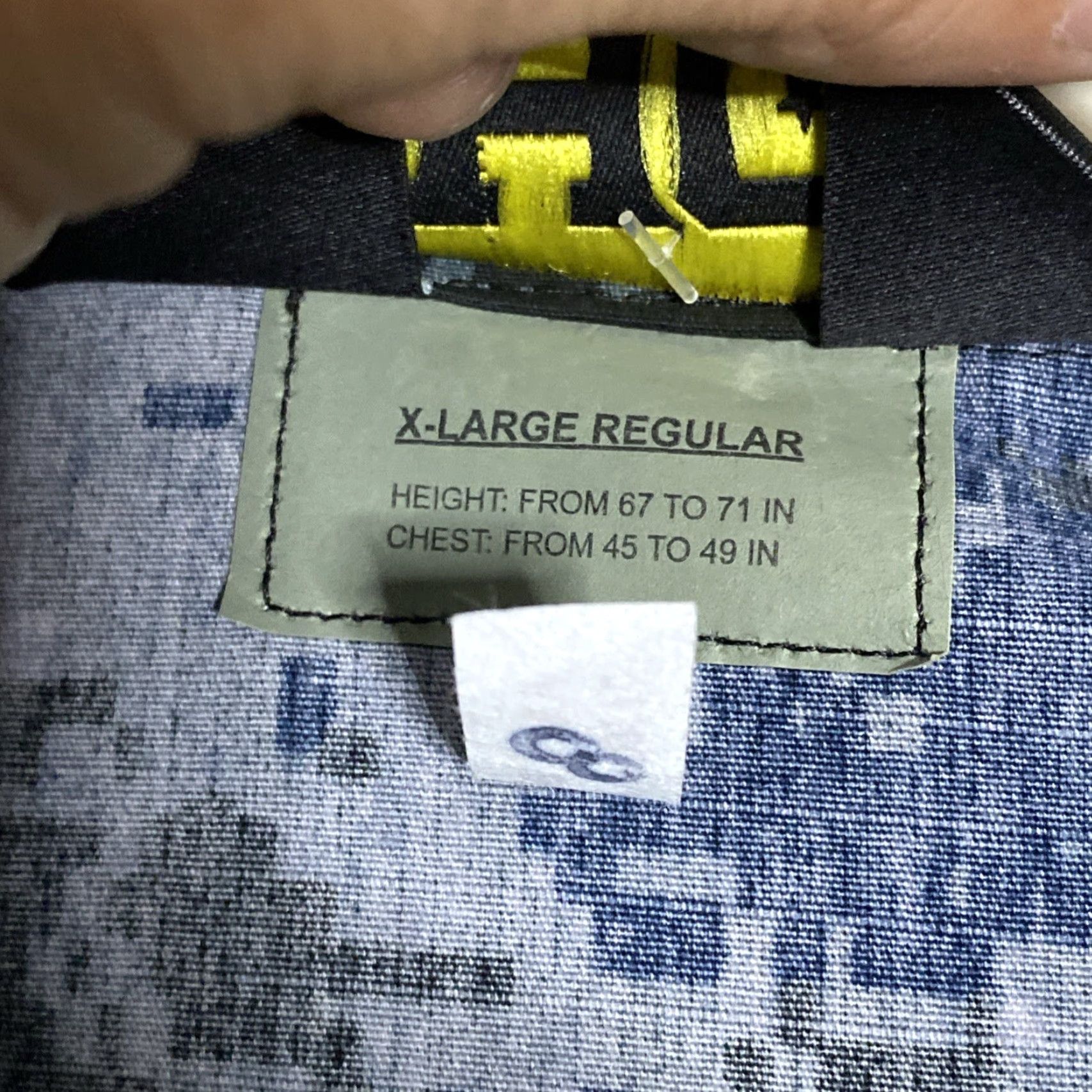 Vintage HQ Issue Blue Camo Utility Mens Long Sleeve Shirt XL Pattern: Solid Pockets Tactical Gear Military First Response Relaxed Fit Button Zip Shirt Size US XL / EU 56 / 4 - 7 Thumbnail